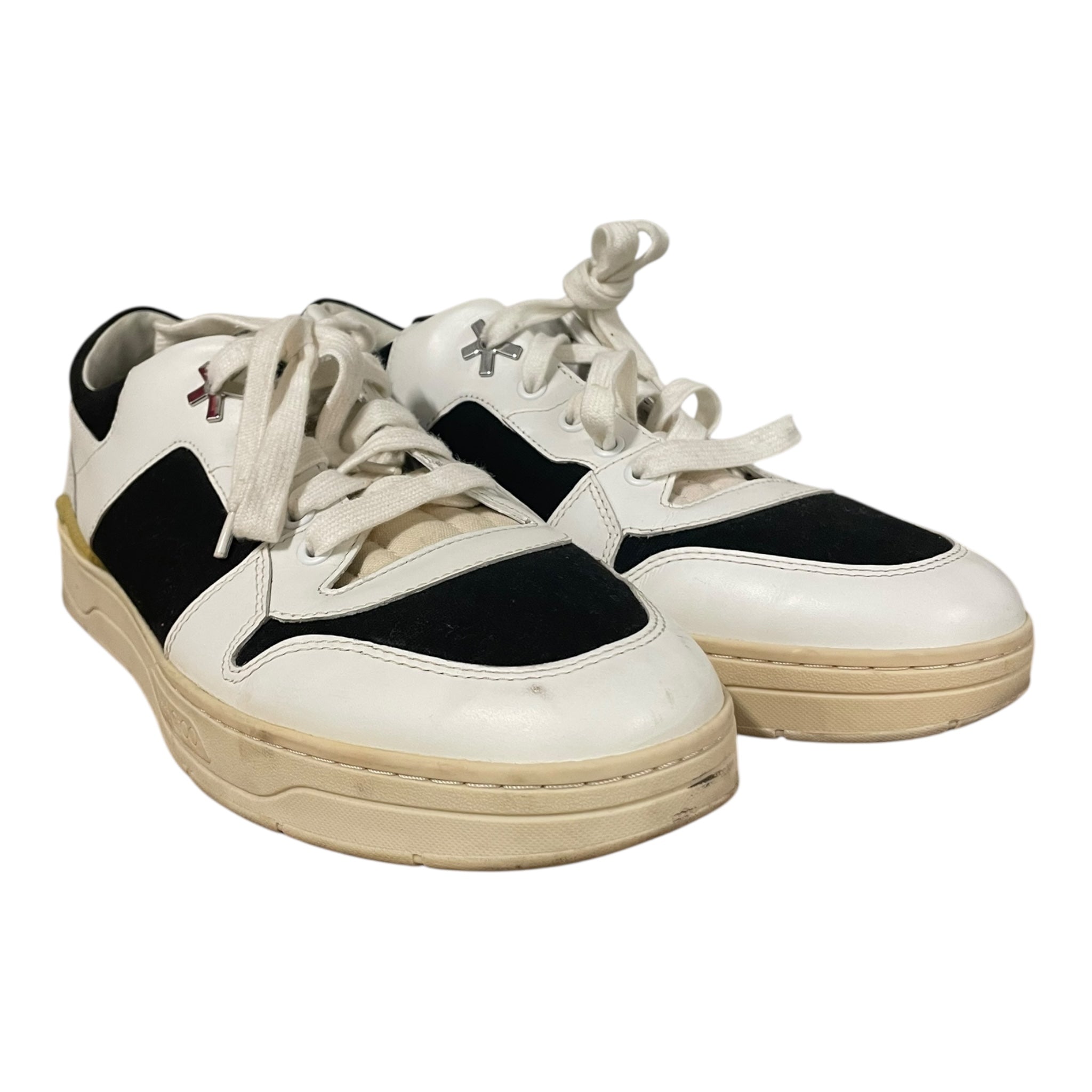 JIMMY CHOO/Low-Sneakers/EU 43/WHT/TRAINERS/ LEATHER/CANVAS view 1