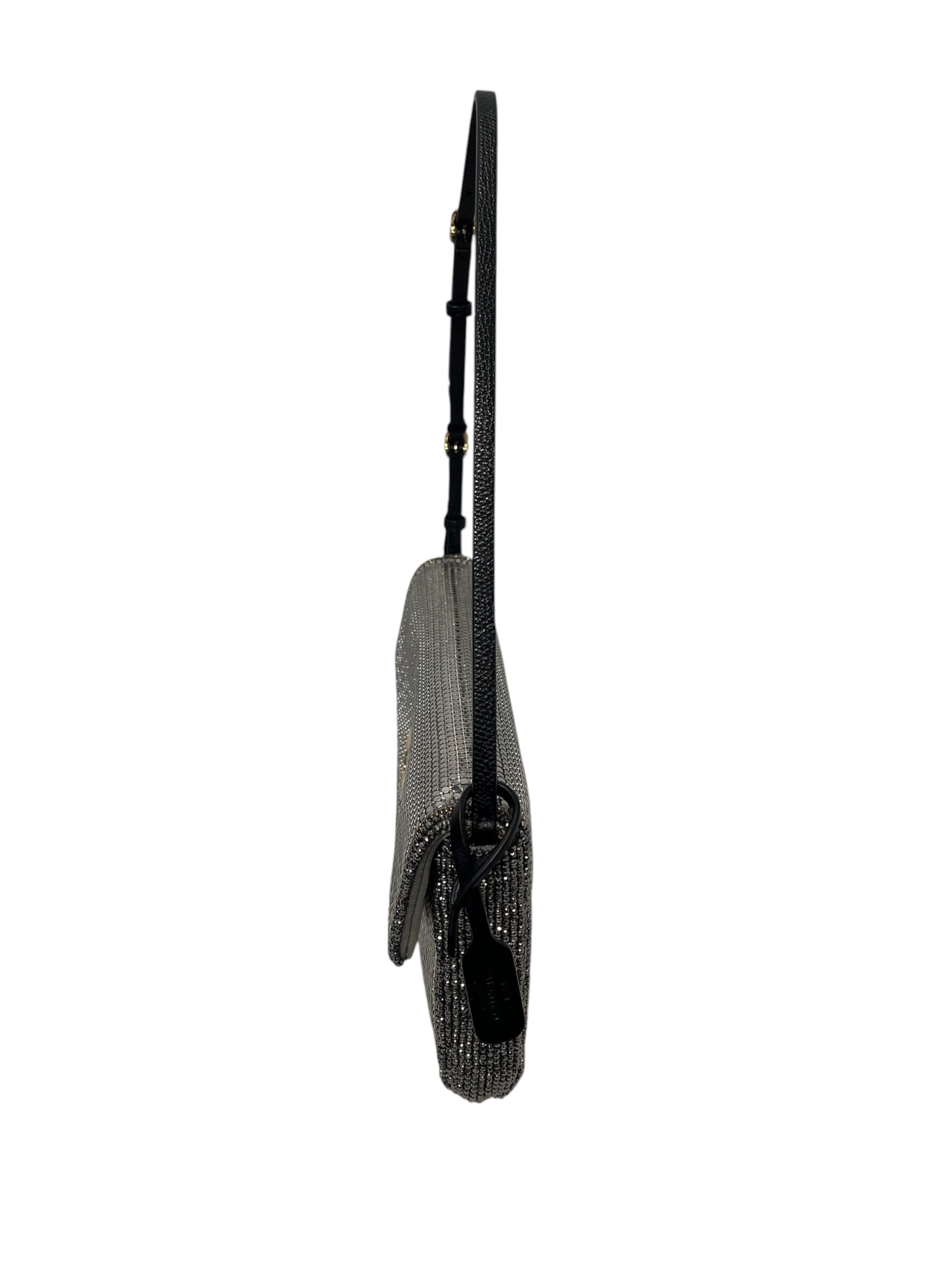 VALENTINO GARAVANI/Cross Body Bag/SLV/Metalic mesh view 2