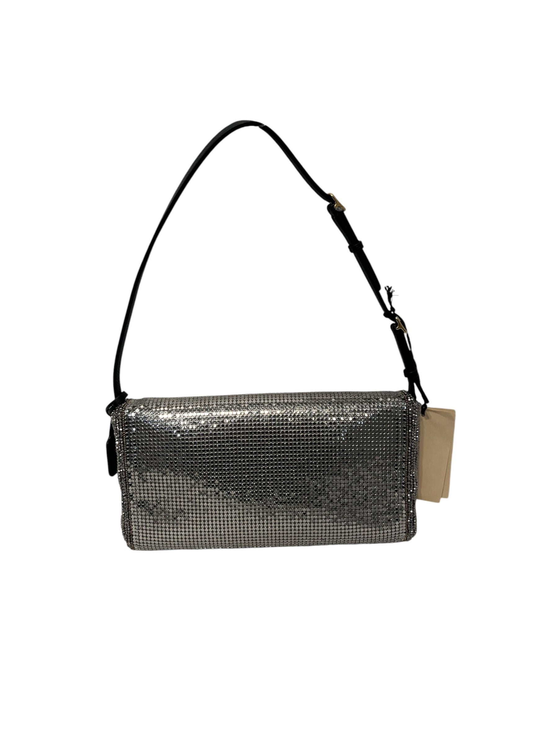 VALENTINO GARAVANI/Cross Body Bag/SLV/Metalic mesh view 3