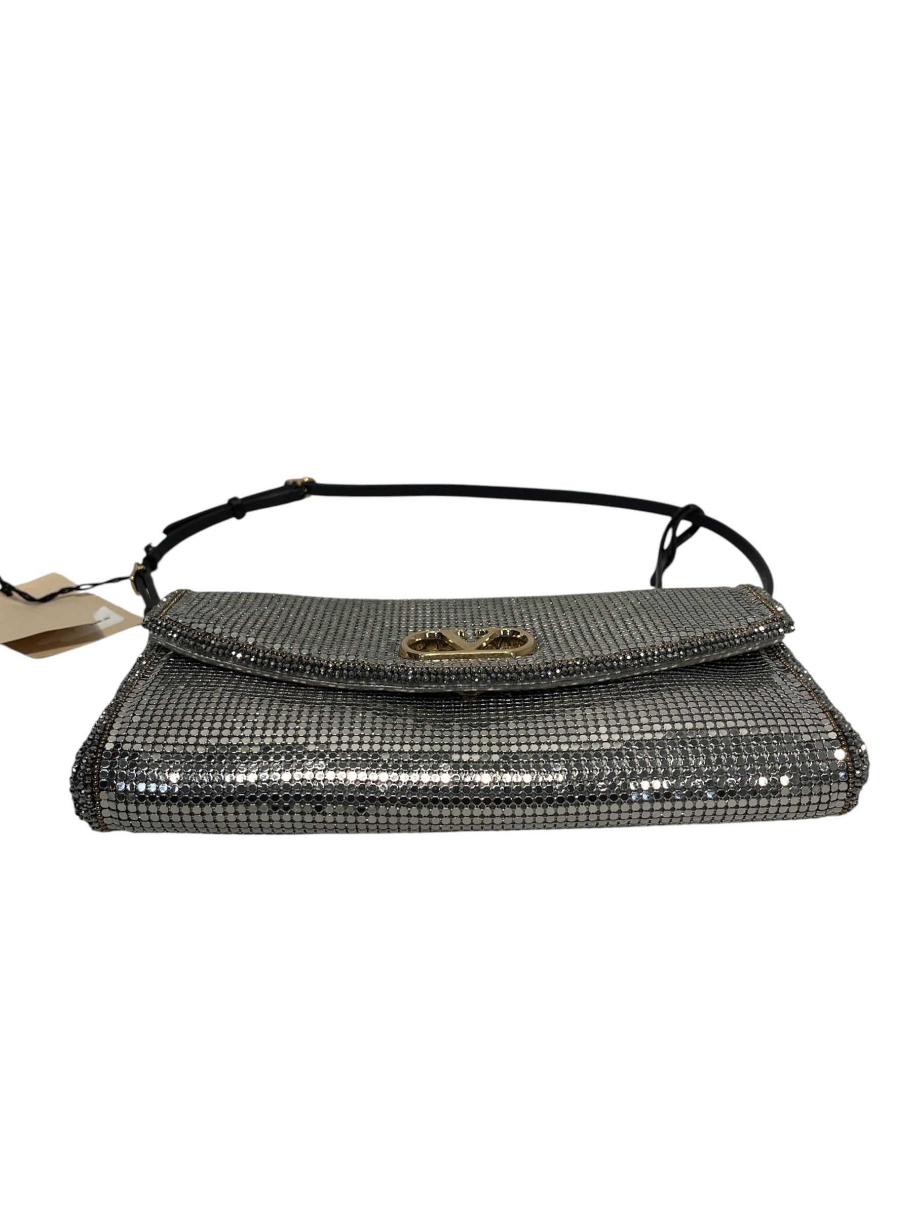 VALENTINO GARAVANI/Cross Body Bag/SLV/Metalic mesh view 5