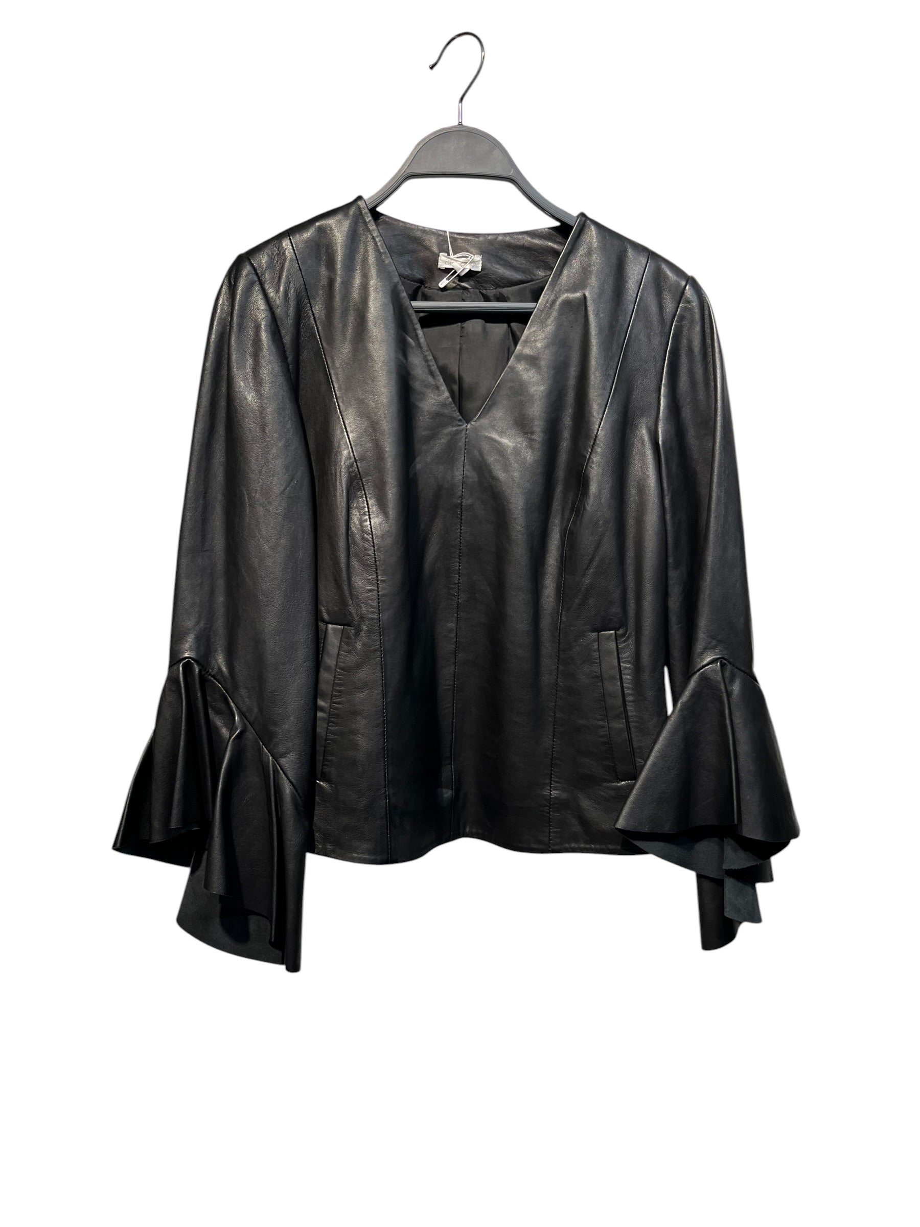Aksara/Blouse/M/Leather/BLK/ view 1