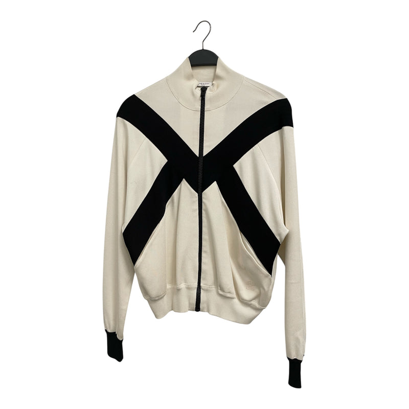 GIVENCHY/Jacket/S/WHT/X IN BLACK PANELED
