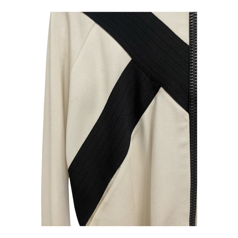 GIVENCHY/Jacket/S/WHT/X IN BLACK PANELED