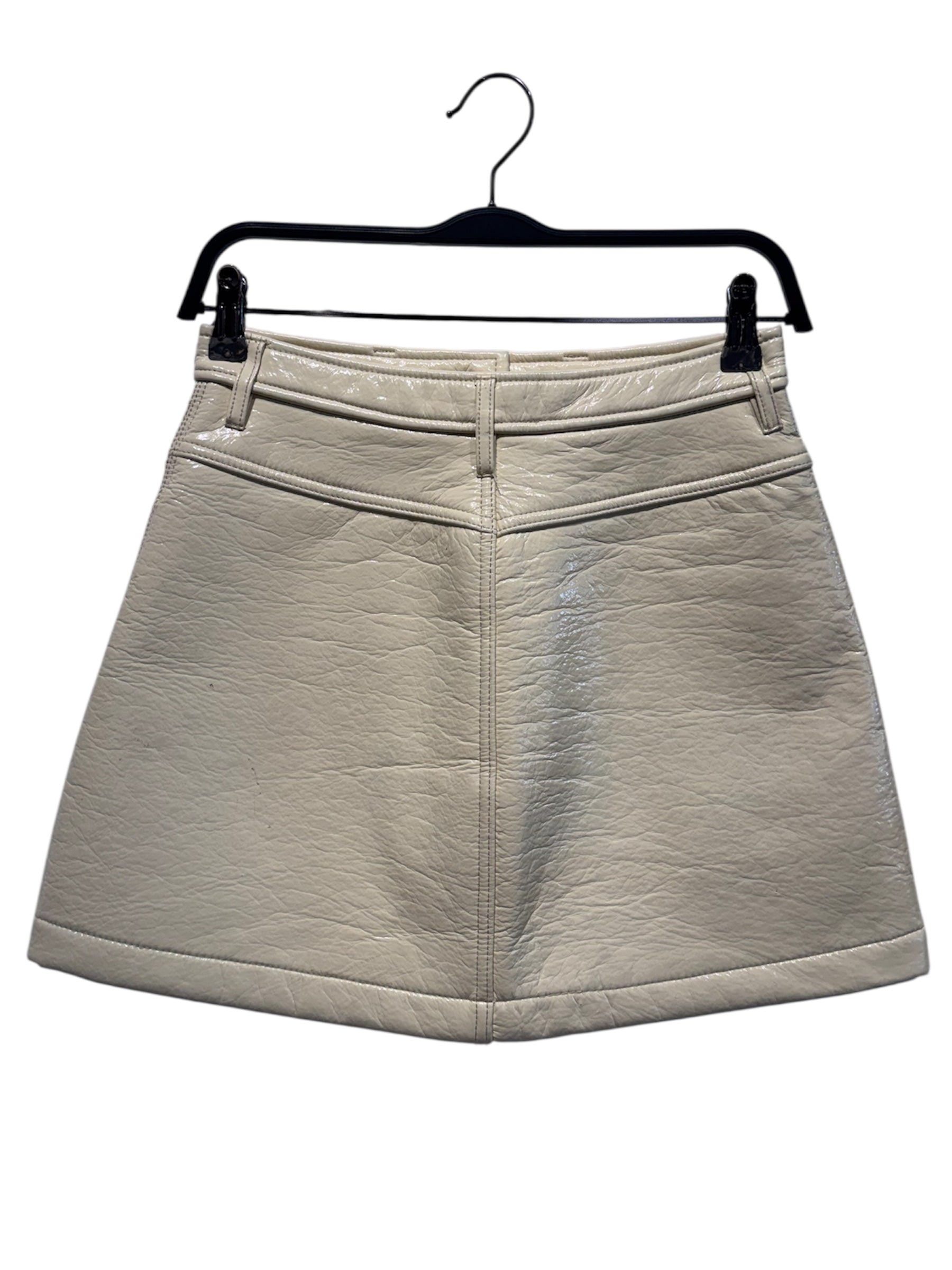 DIESEL/Skirt/24/WHT/diesel viscose mini skirt view 2