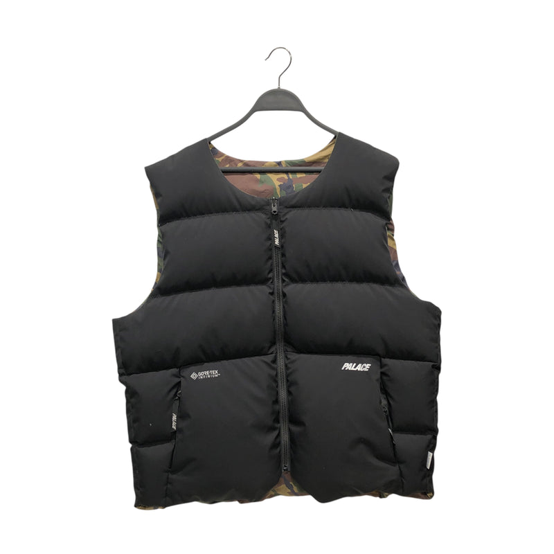 PALACE/Puffer Vest/XL/BLK/REVERSE CAMO