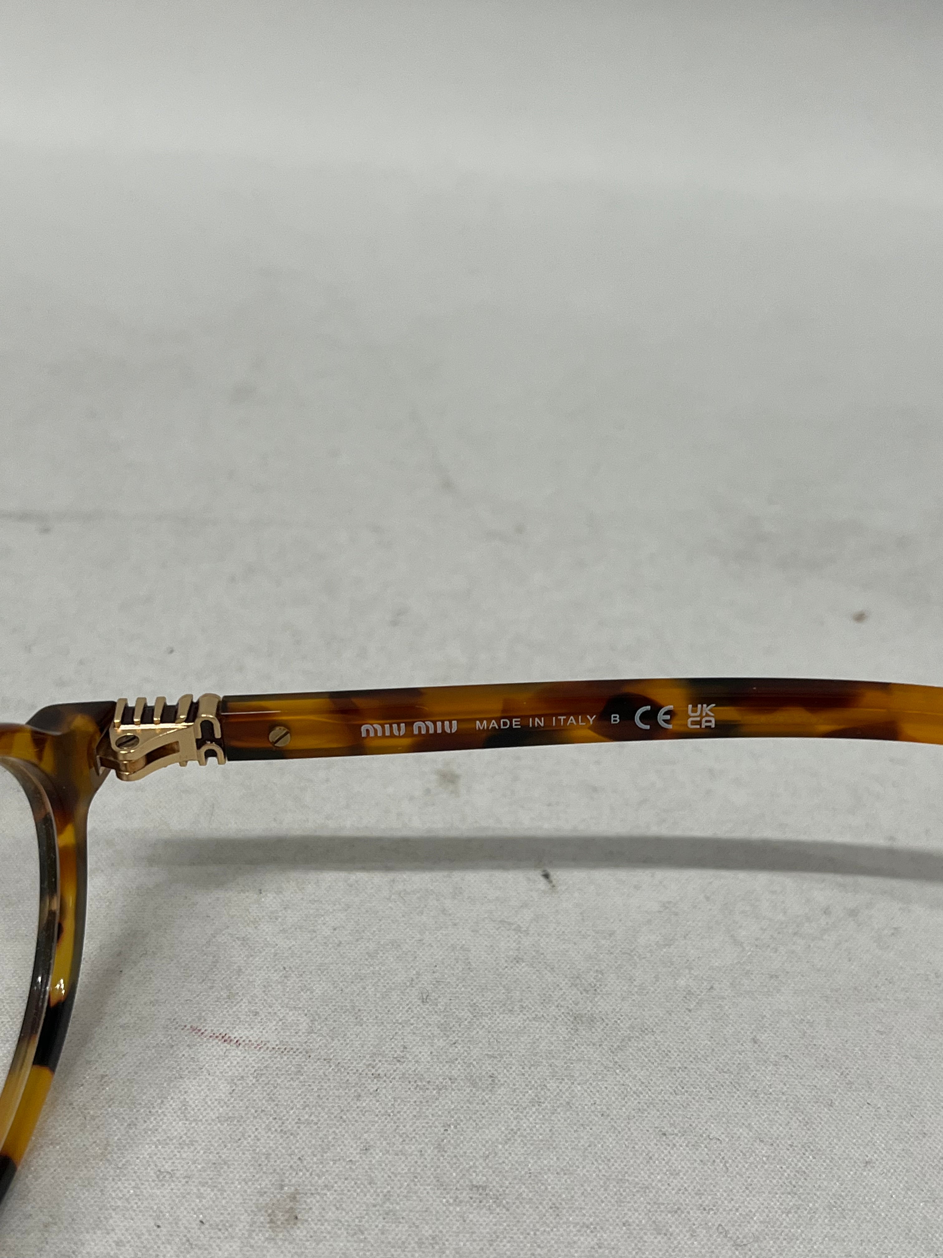 MIU MIU/Glasses/Leopard/Plastic/BLK/BLUE LIGHT GLASSES view 4