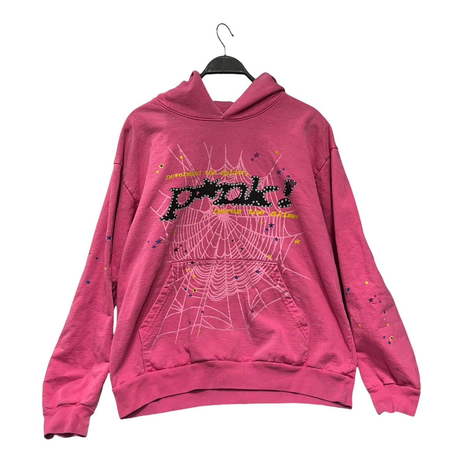 Sp5der/Sweatshirt/L/Graphic/Cotton/PNK/PNK graphic view 1