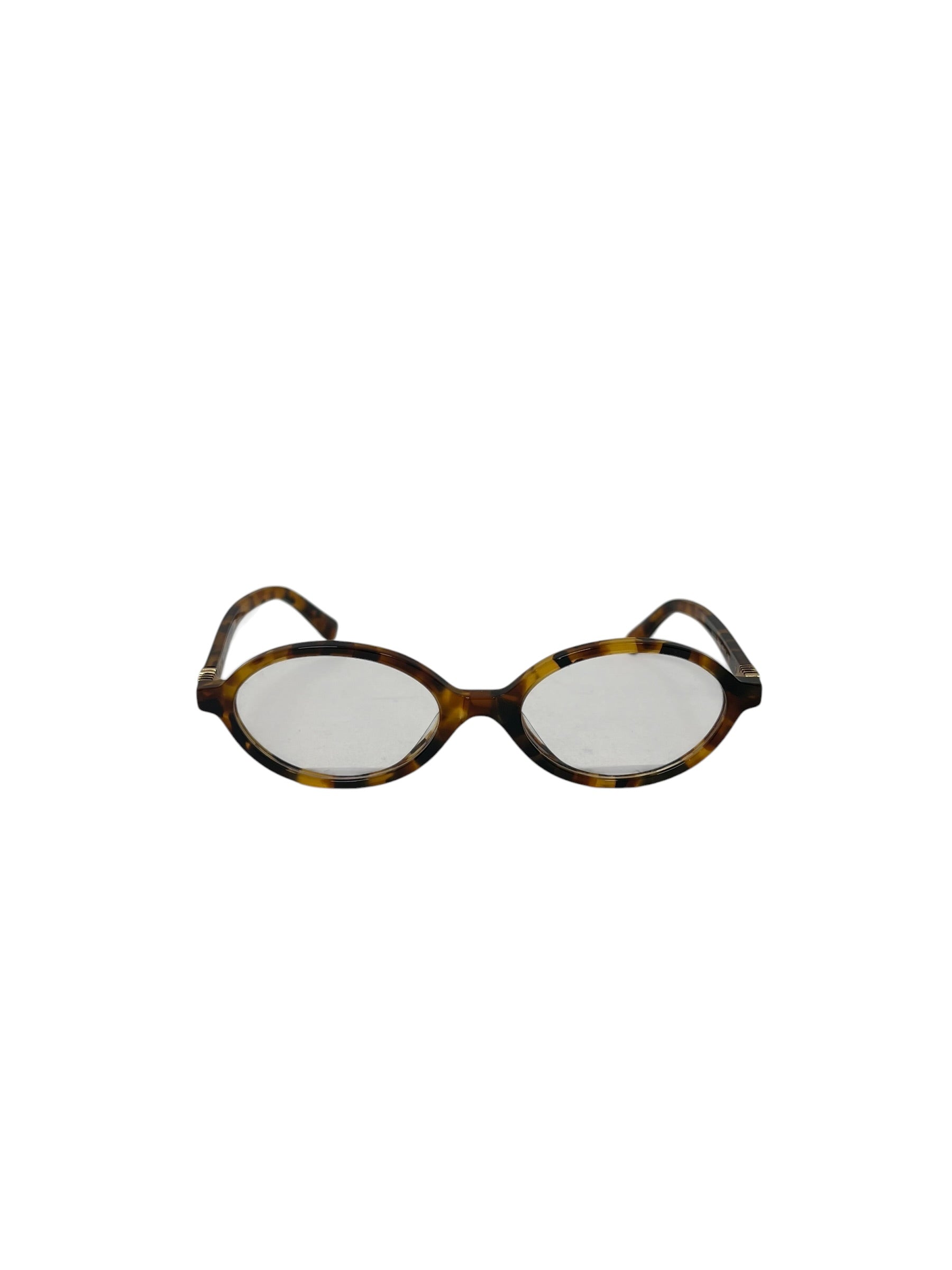 MIU MIU/Glasses/Leopard/Plastic/BLK/BLUE LIGHT GLASSES view 1