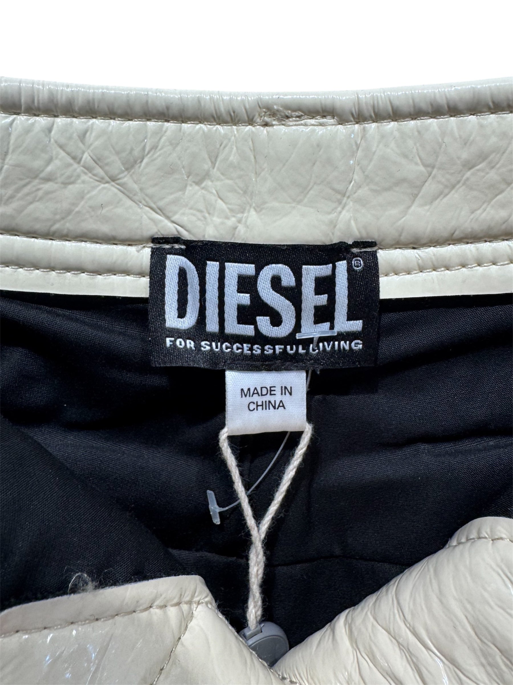 DIESEL/Skirt/24/WHT/diesel viscose mini skirt view 4