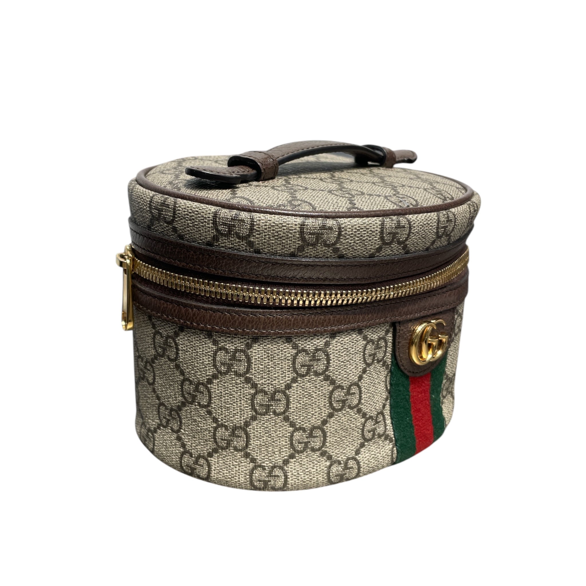GUCCI/Hand Bag/Monogram/Leather/BRW/SMALL VANITY BAG view 6
