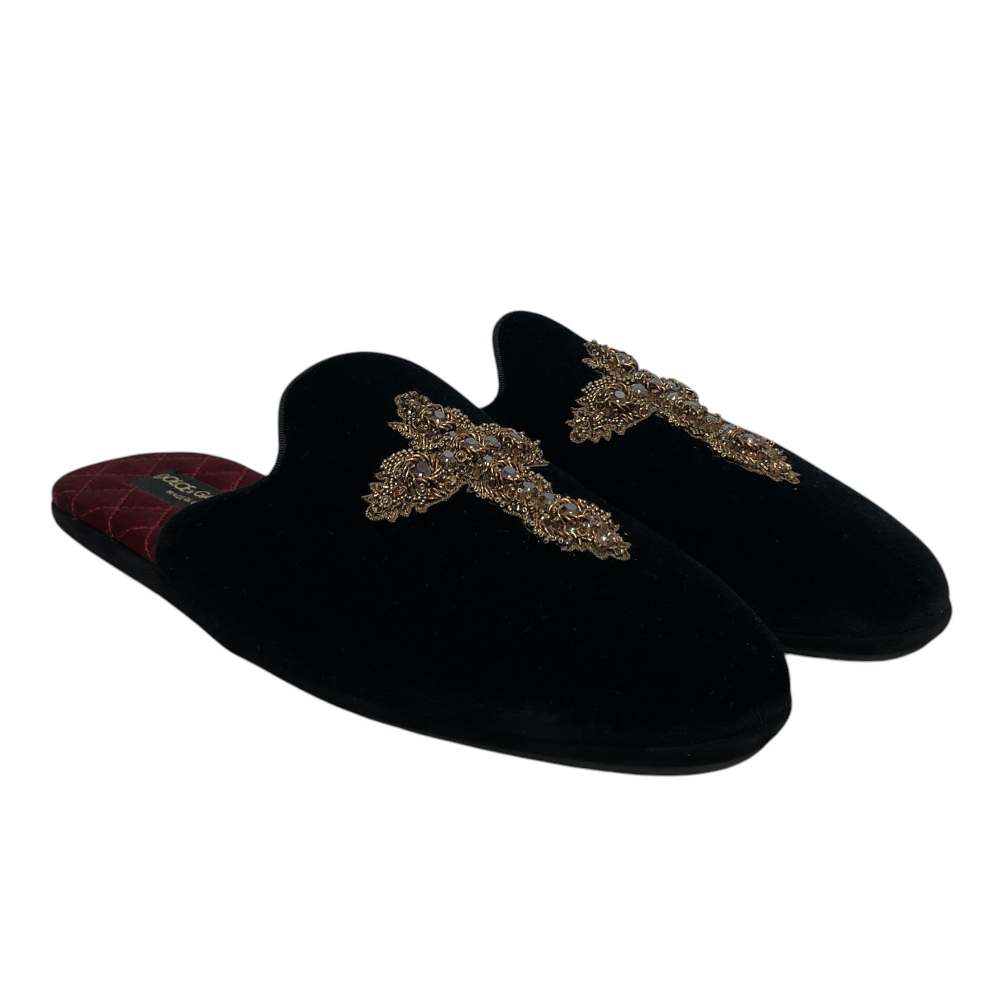 DOLCE&GABBANA/Loafers/US 8/BLK/U-Tip/ view 1