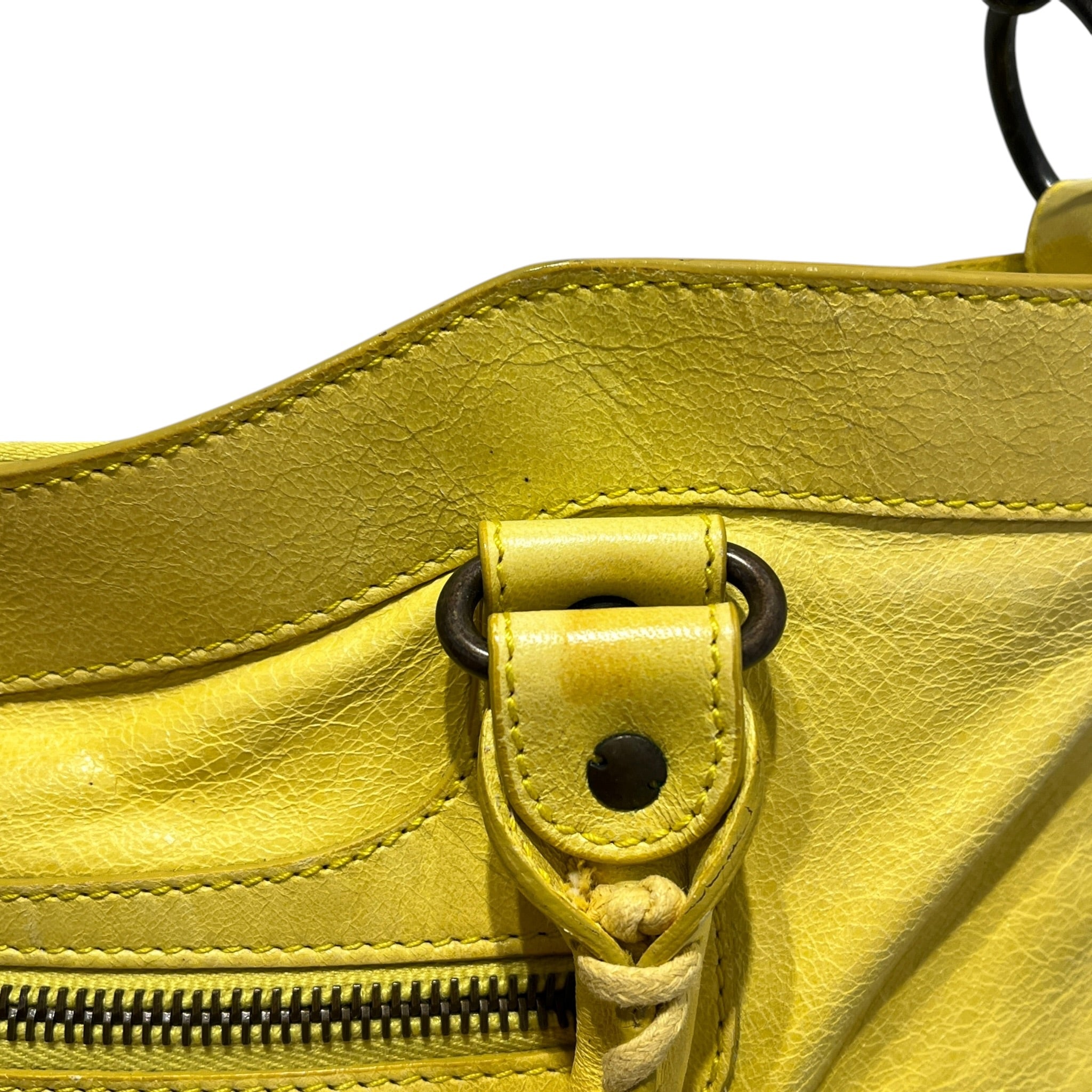 BALENCIAGA/Hand Bag/Leather/YEL/city classic small view 9
