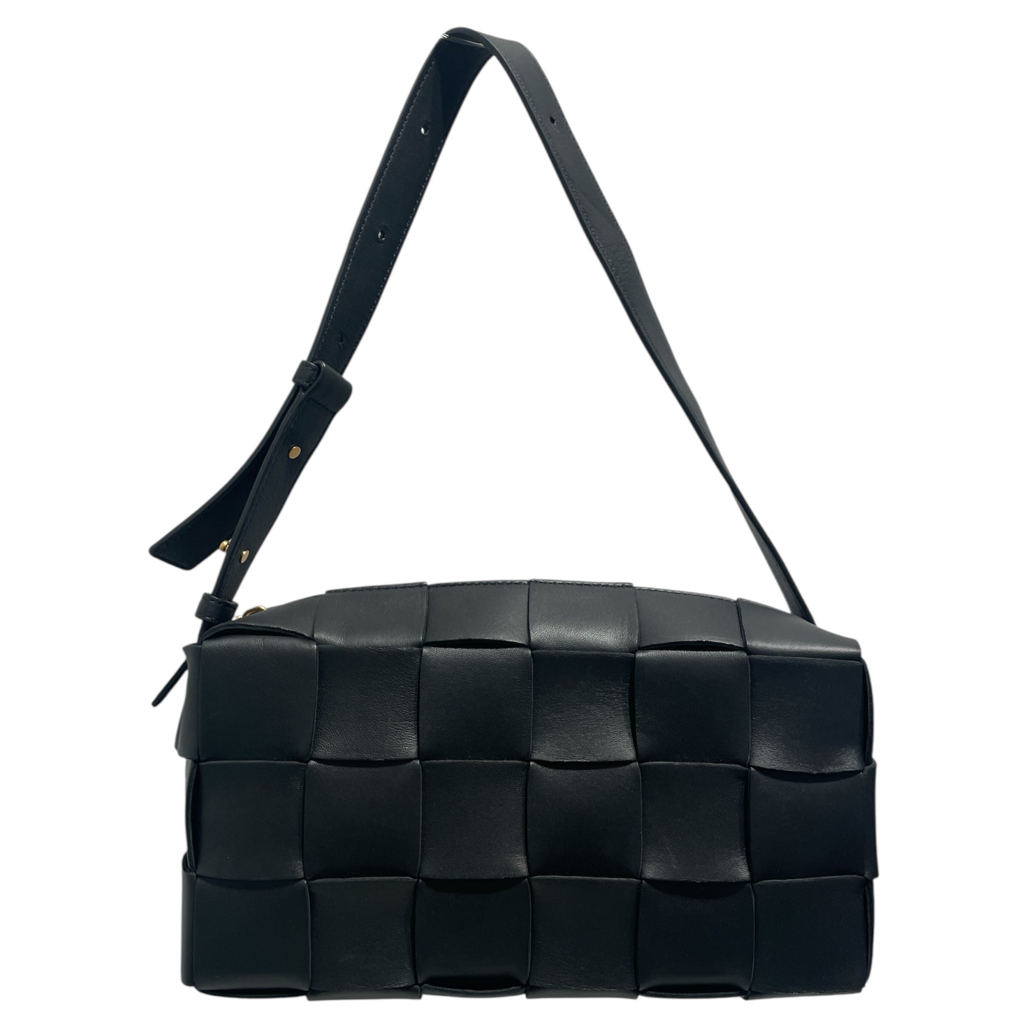 BOTTEGA VENETA/Cross Body Bag/Leather/BLK/ view 2