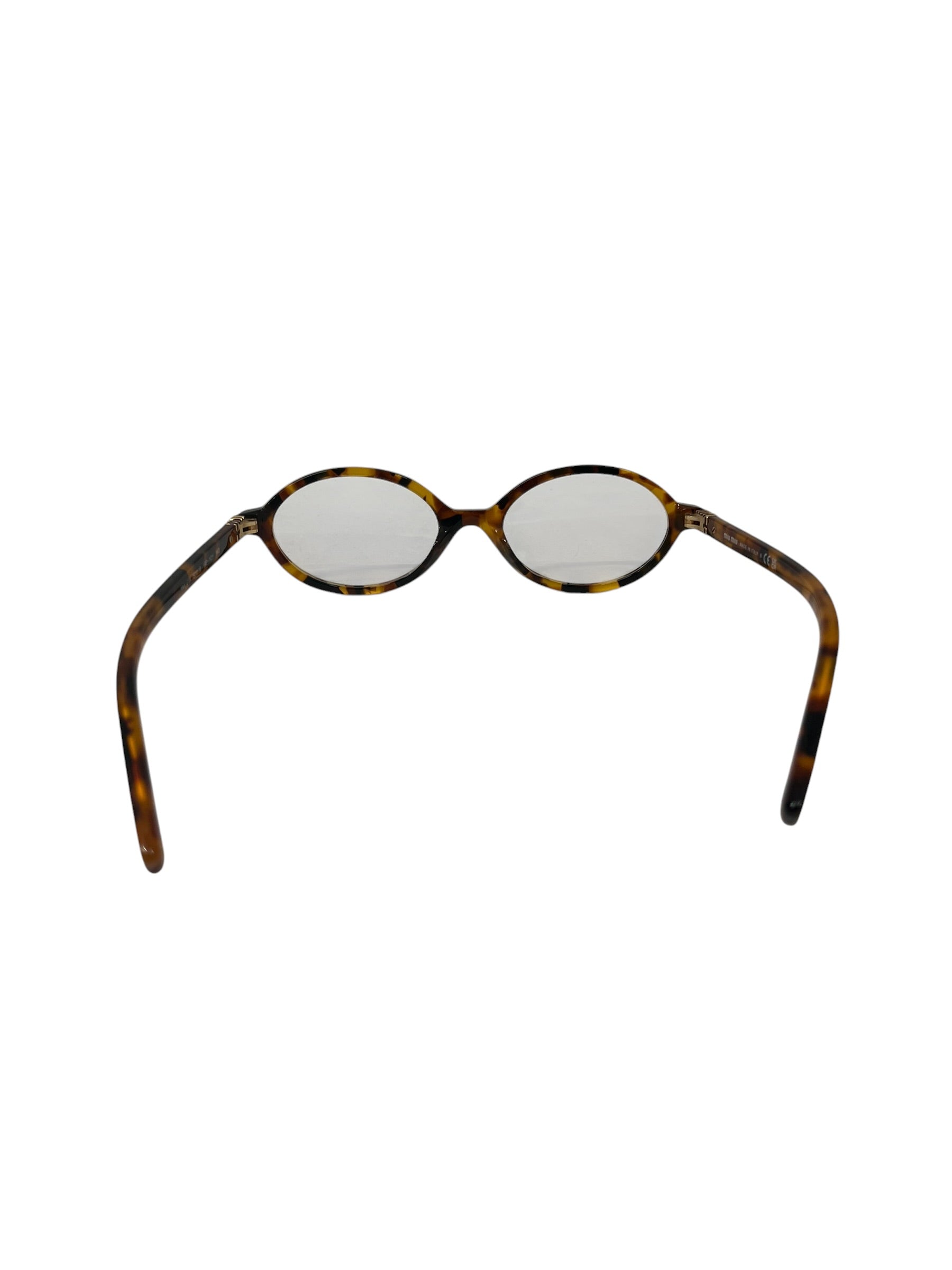 MIU MIU/Glasses/Leopard/Plastic/BLK/BLUE LIGHT GLASSES view 3