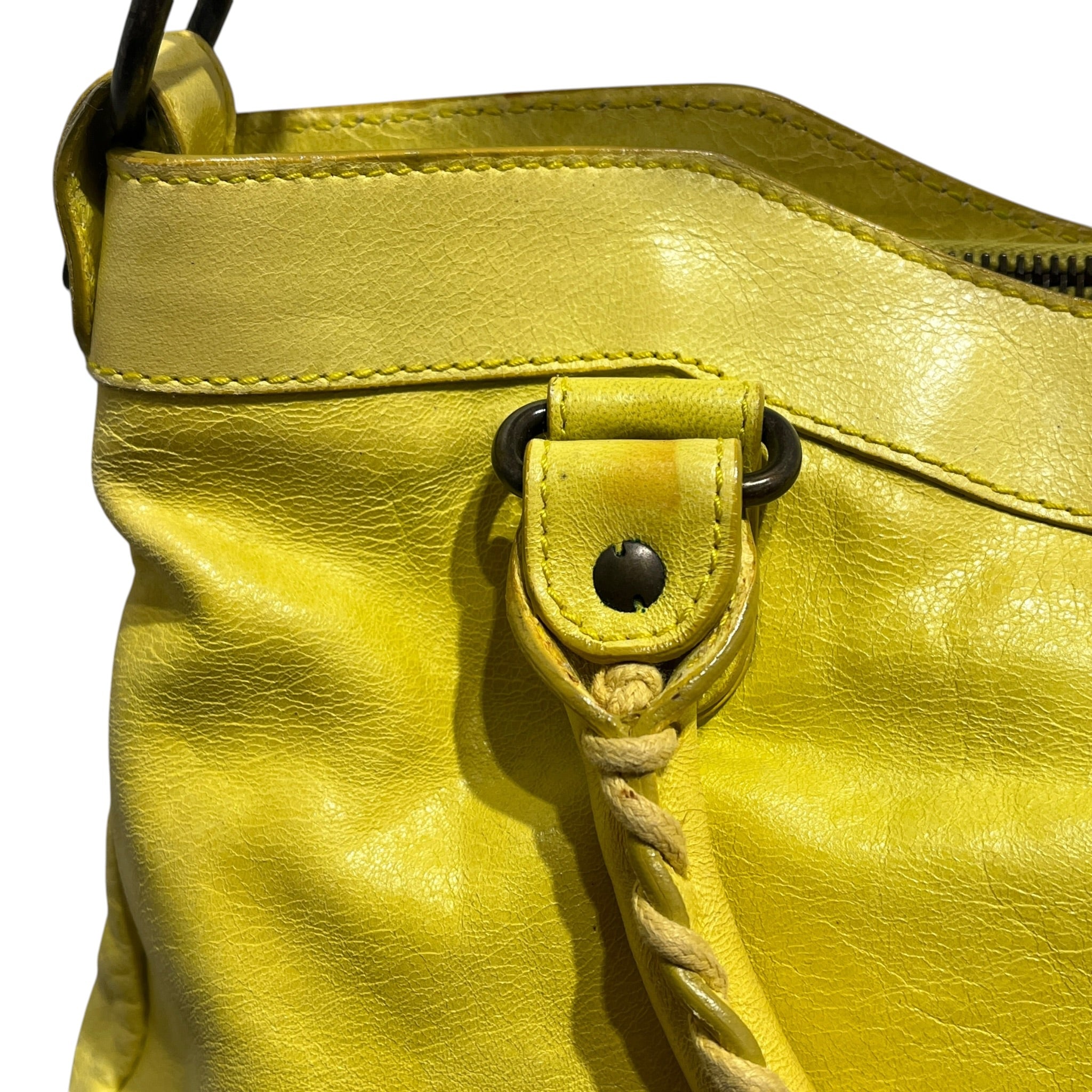 BALENCIAGA/Hand Bag/Leather/YEL/city classic small view 8