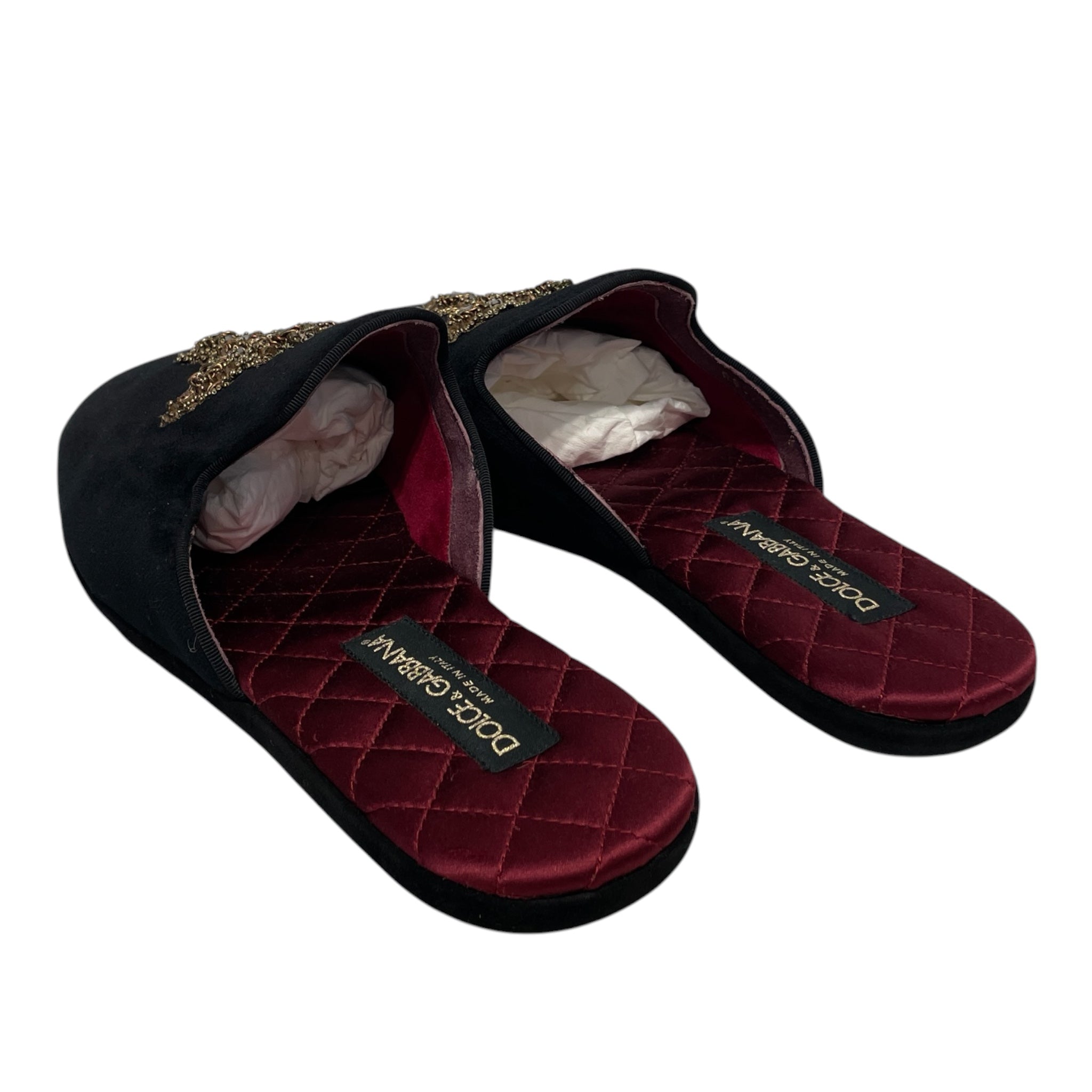 DOLCE&GABBANA/Loafers/US 8/BLK/U-Tip/ view 2