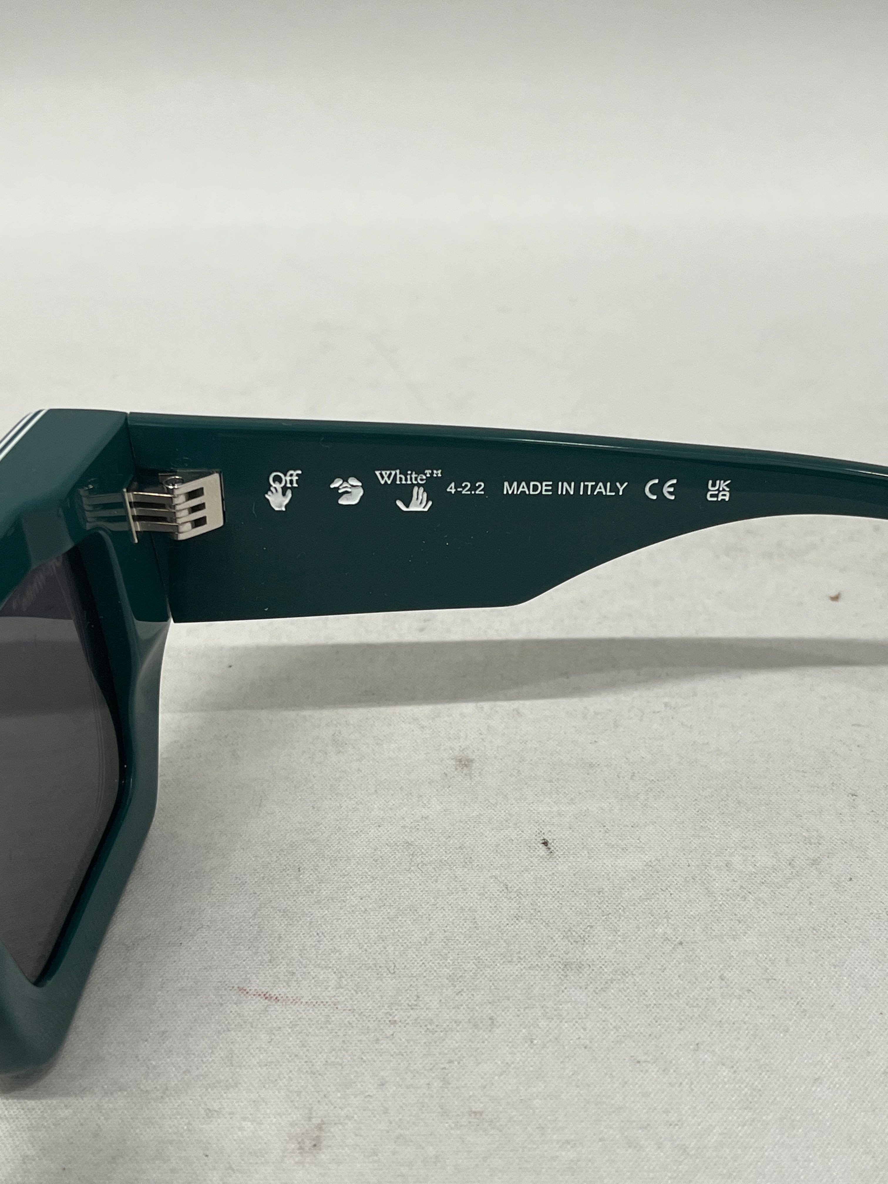 OFF-WHITE/Sunglasses/Plastic/GRN/Wellington/LOGO SUNGLASSES view 4