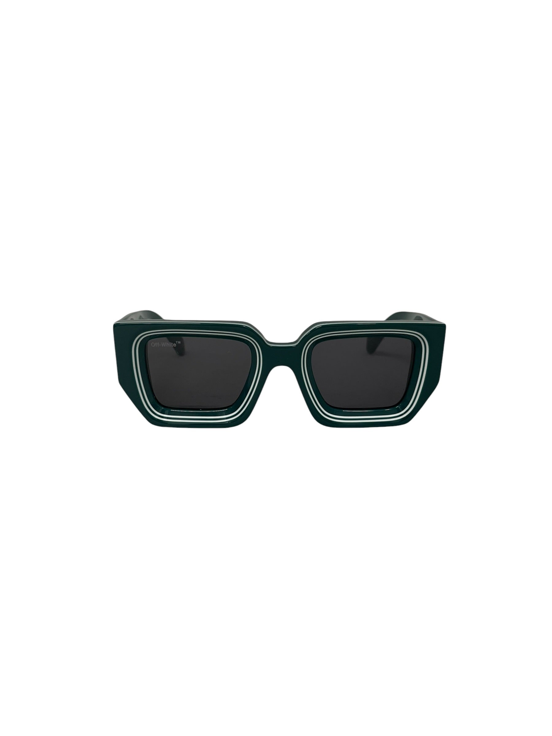 OFF-WHITE/Sunglasses/Plastic/GRN/Wellington/LOGO SUNGLASSES view 1