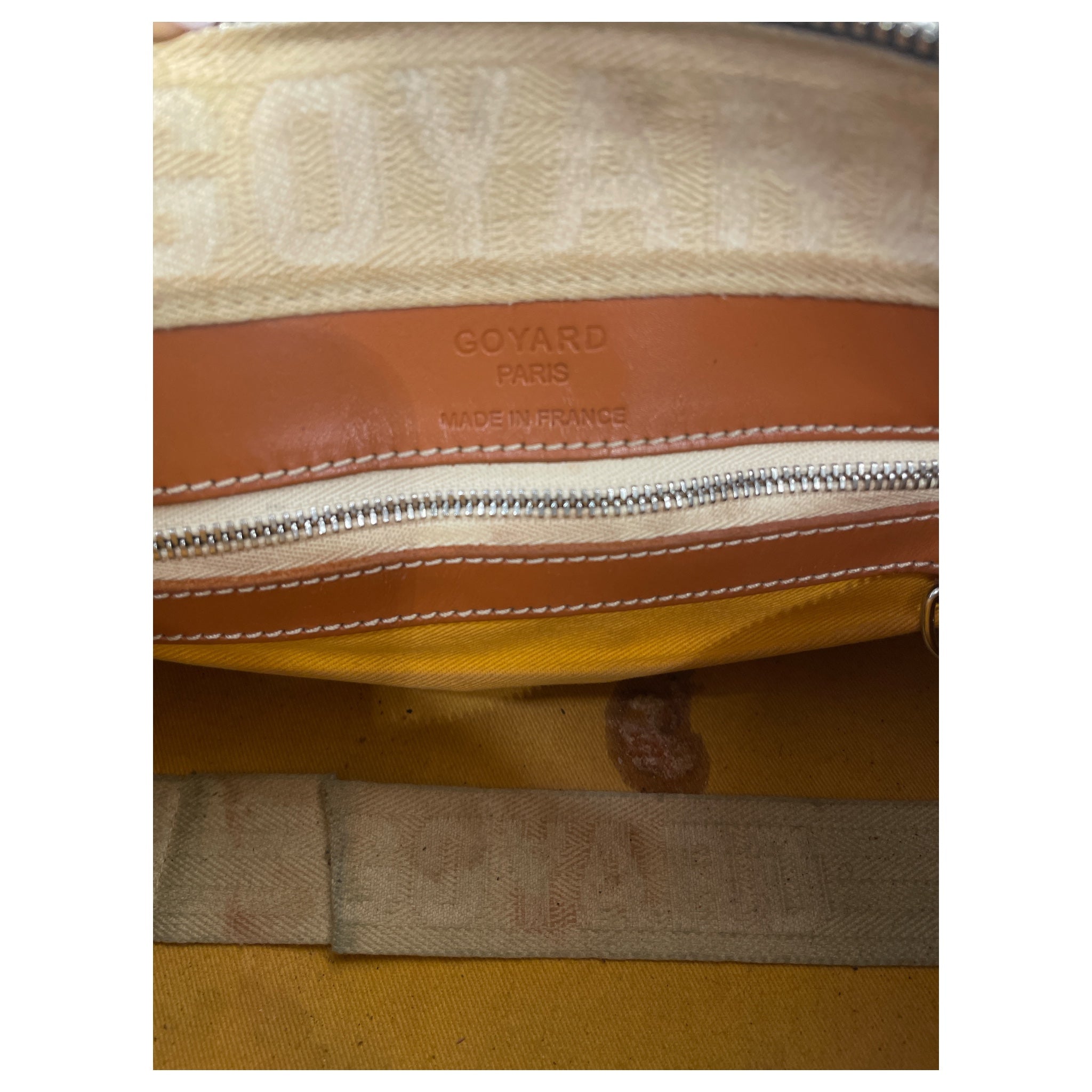 GOYARD/Boston Bag/Monogram/Leather/BRW/CROISIERE view 4