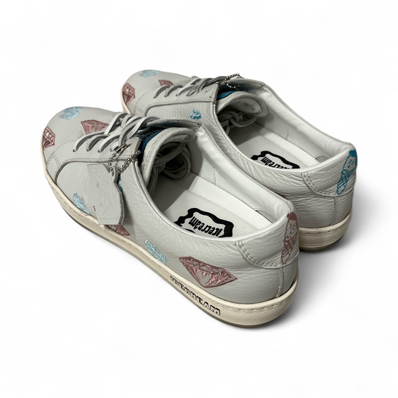 ICE CREAM/Low-Sneakers/US 7/Graphic/Leather/WHT/ view 2