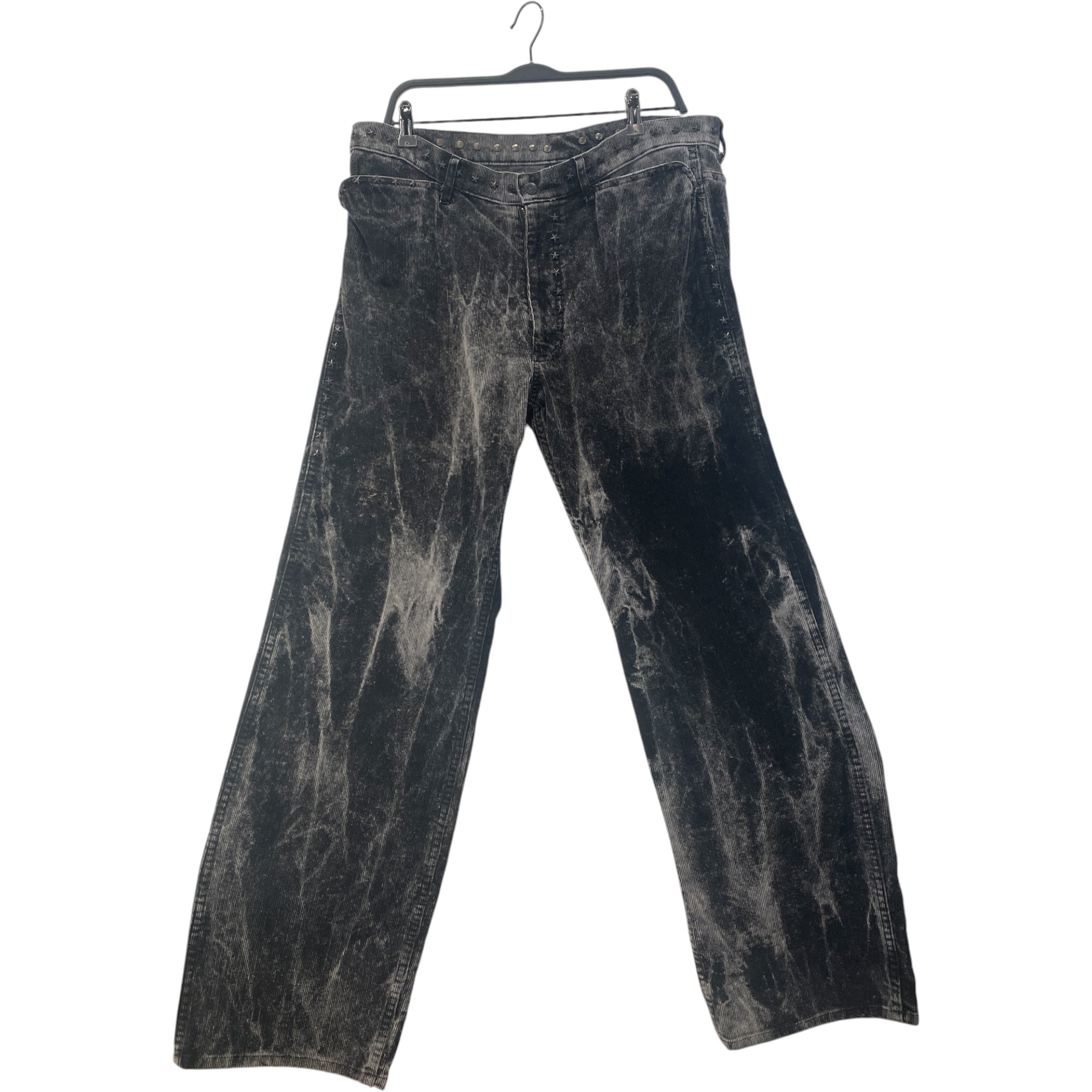 Needles/Straight Pants/L/Corduroy/GRY/Stone Wash Studded view 1