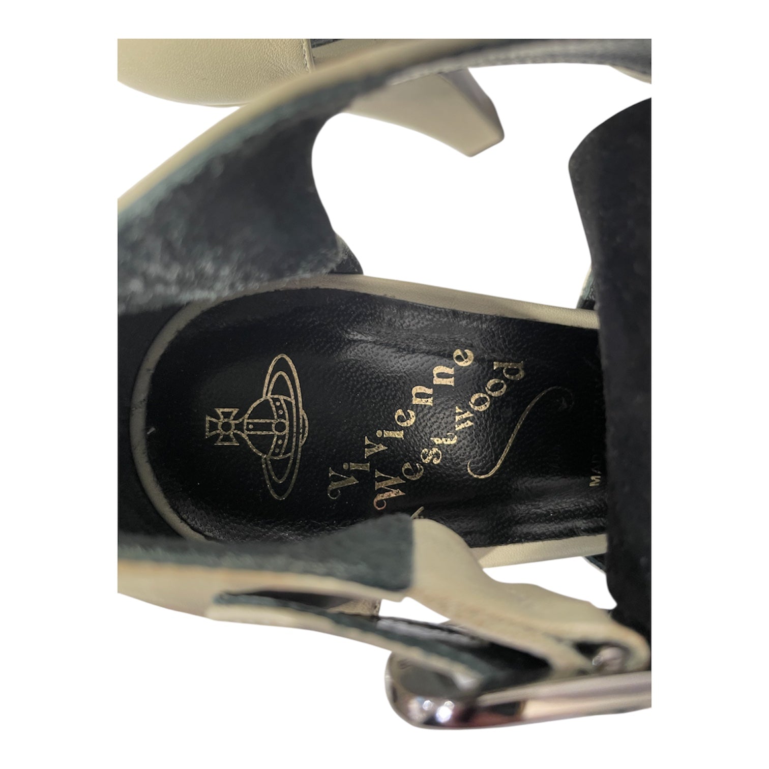 Vivienne Westwood/Heels/EU 38/Leather/MLT/green, tan, and black view 3