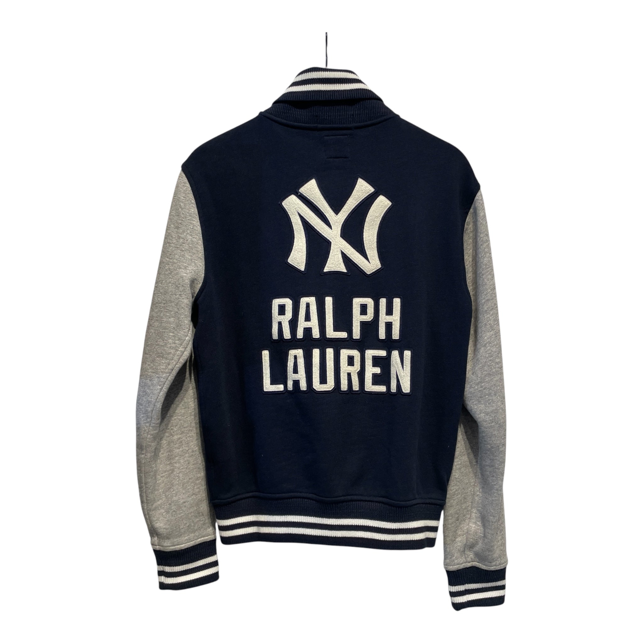 POLO RALPH LAUREN/Heavy Cardigan/S/Cotton/NVY/NEW YORK YANKEES view 2