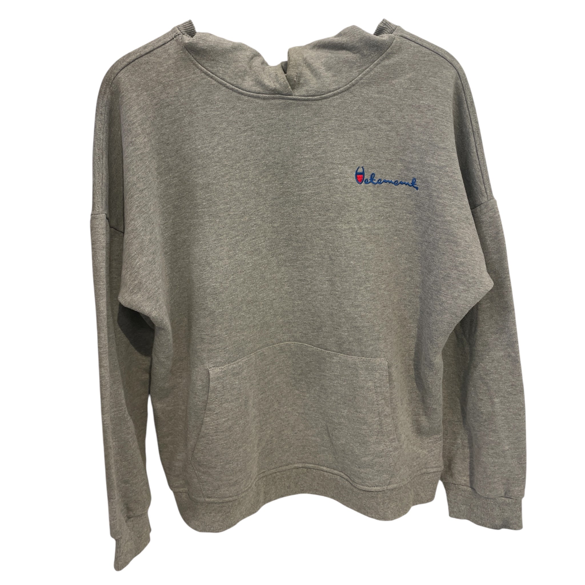 VETEMENTS/Champion/Hoodie/XL/Cotton/GRY/REVERSE view 2