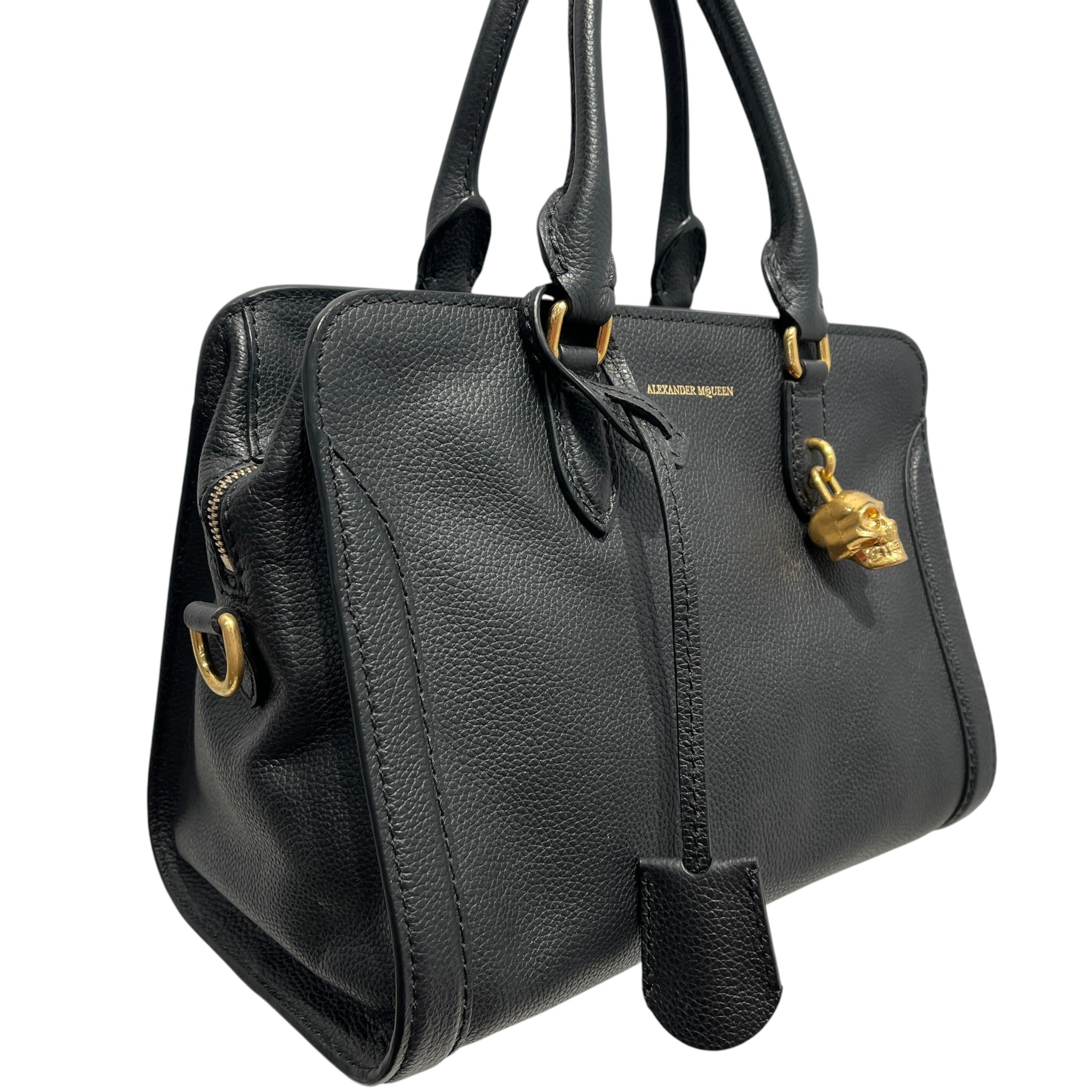 Alexander McQueen/Hand Bag/Leather/BLK/PADLOCK/SKULL/PEBBLED view 7