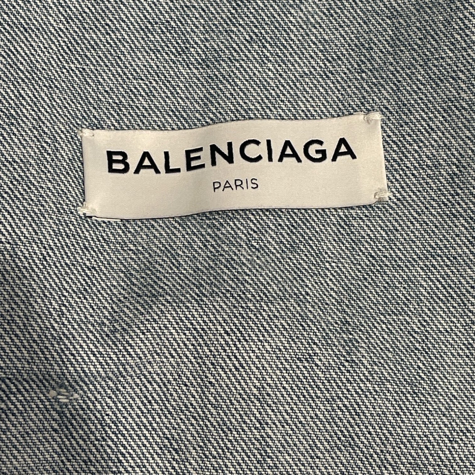 BALENCIAGA/Denim Jkt/36/Denim/IDG/ view 3