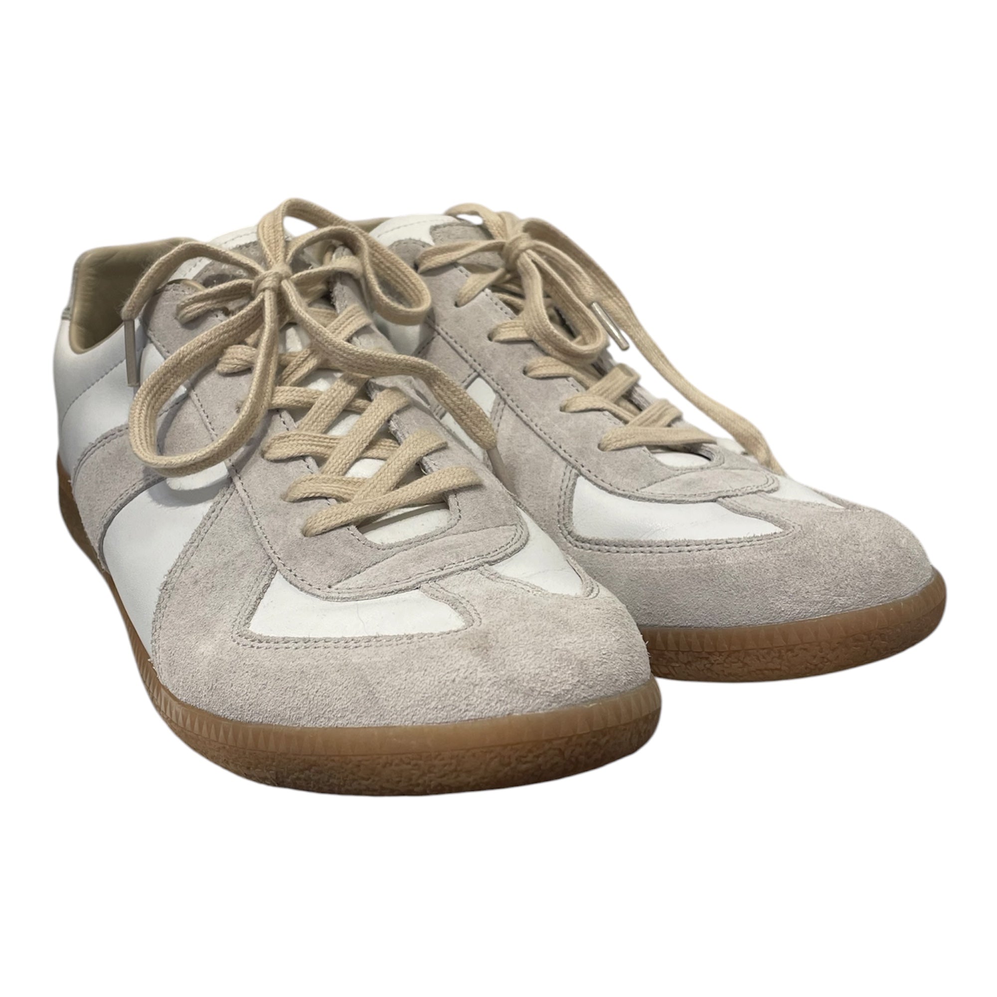 Maison Margiela/Low-Sneakers/EU 44/Leather/WHT/REPLICAS view 1