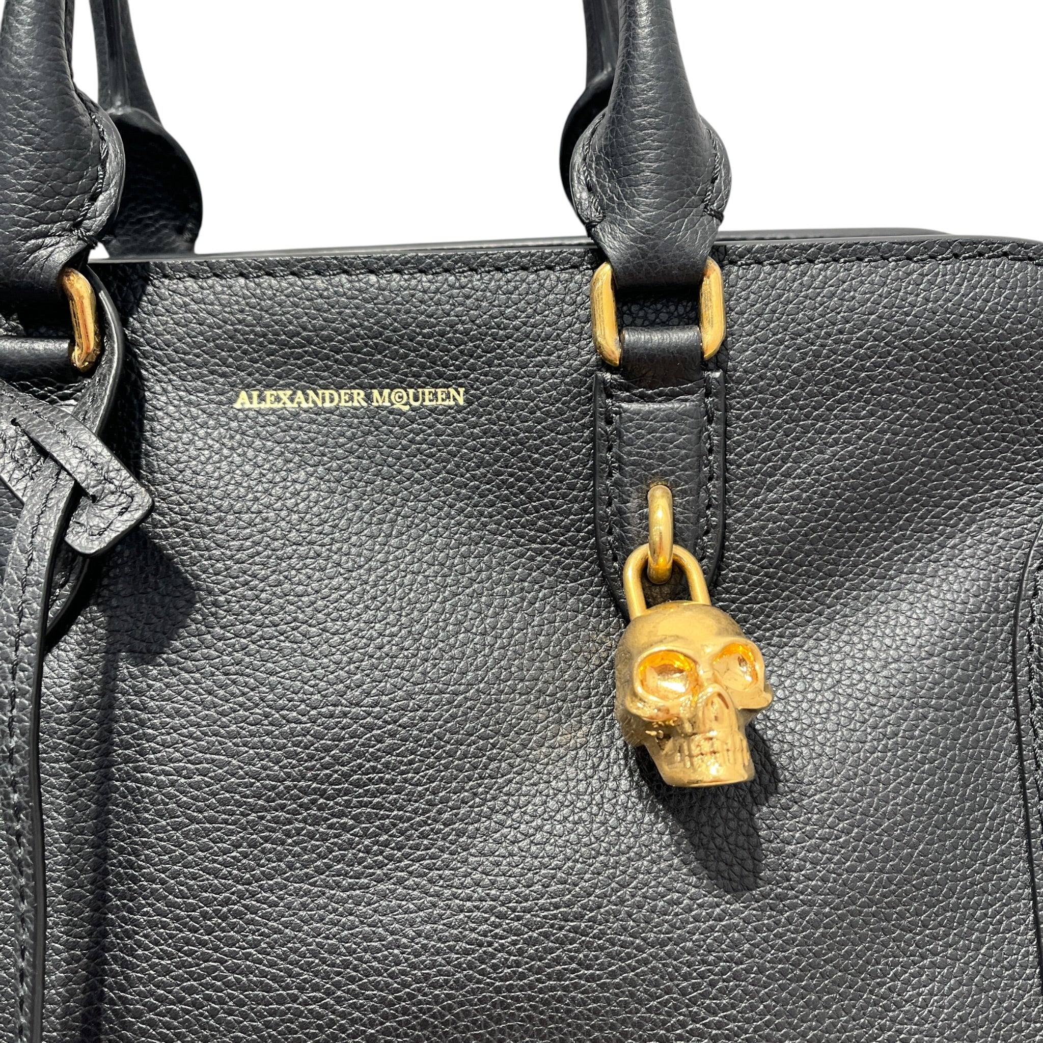 Alexander McQueen/Hand Bag/Leather/BLK/PADLOCK/SKULL/PEBBLED view 8