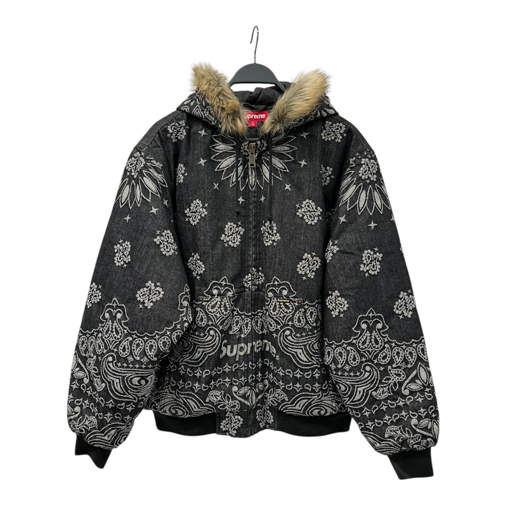 Supreme/Jacket/M/Cotton/GRY/All Over Print/BANDANA JACQUARD view 1