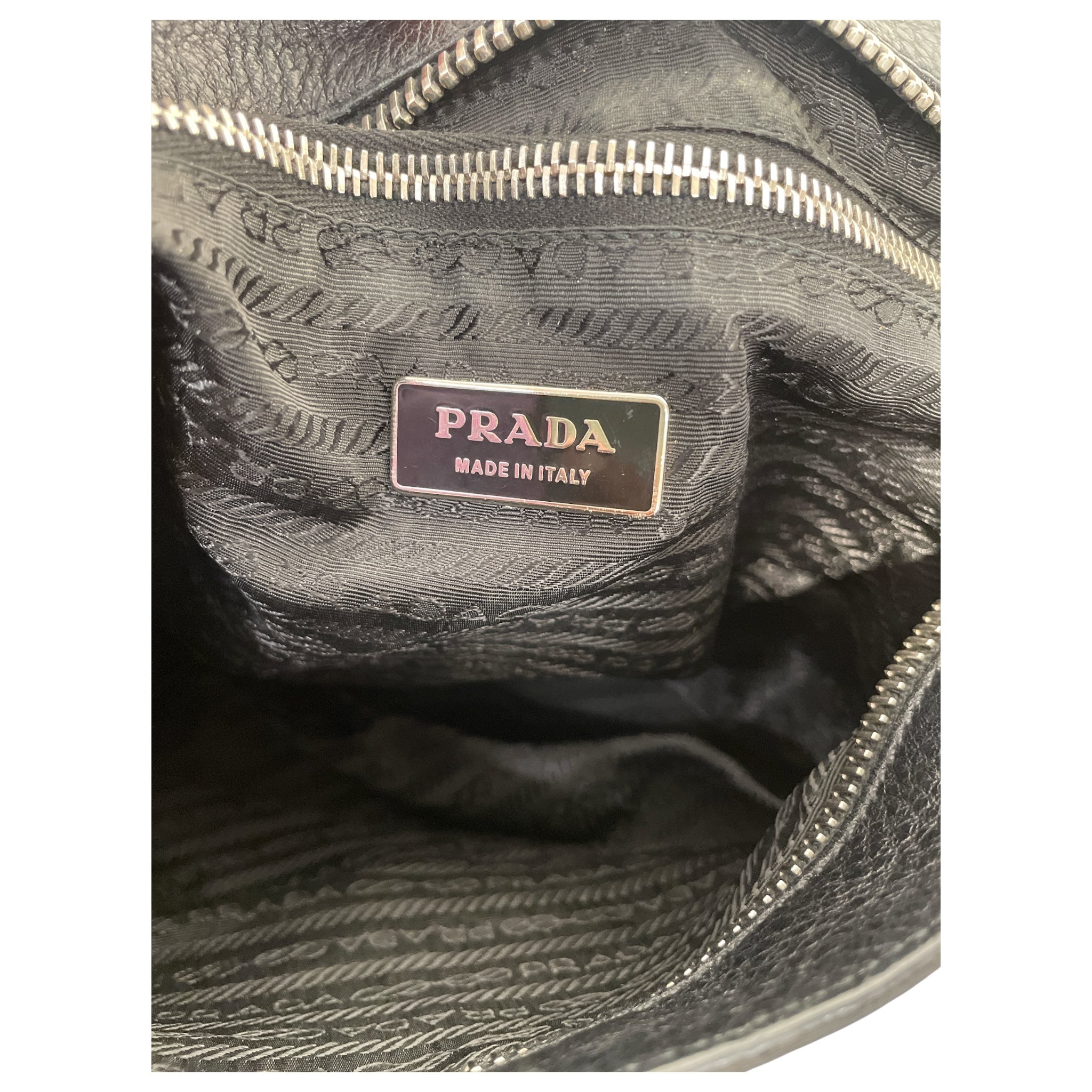PRADA/Cross Body Bag/Nylon/BLK/TESSUTO view 6