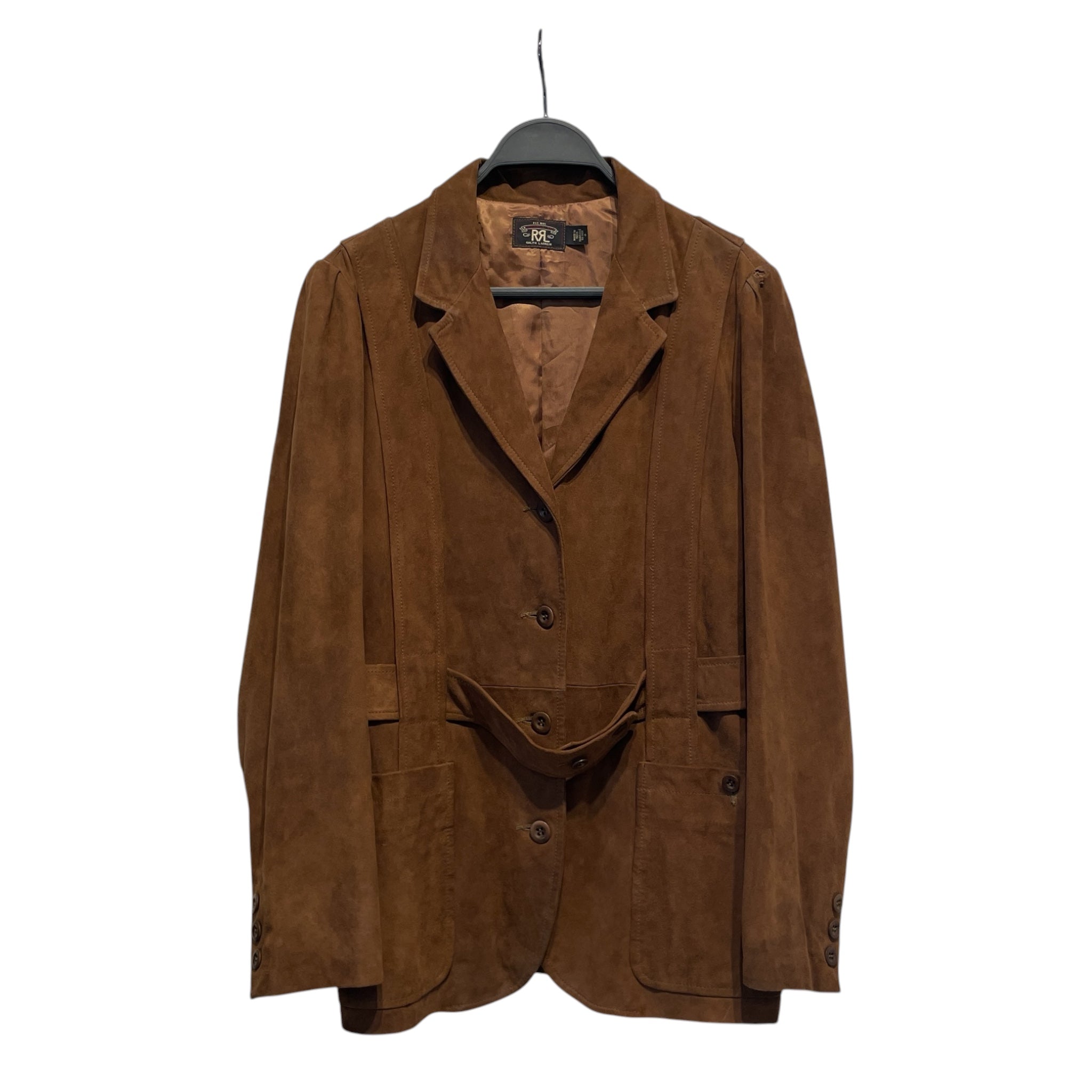 RALPH LAUREN BLACK LABEL/Shirt/4/Suede/BRW/BLAZER view 1