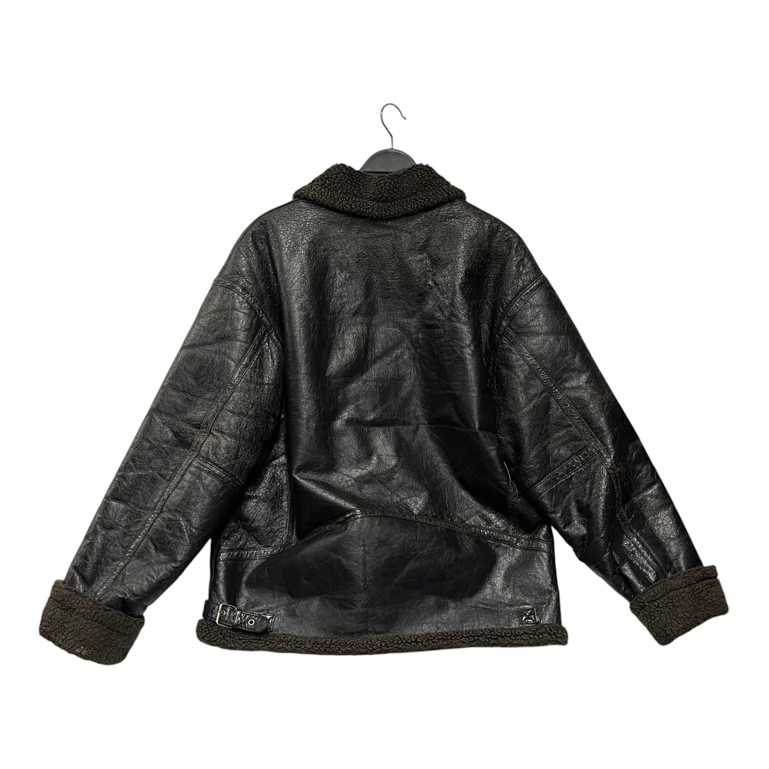 Wilsons Leather/Leather Jkt/M/Leather/BLK/fleece reversible leather view 2