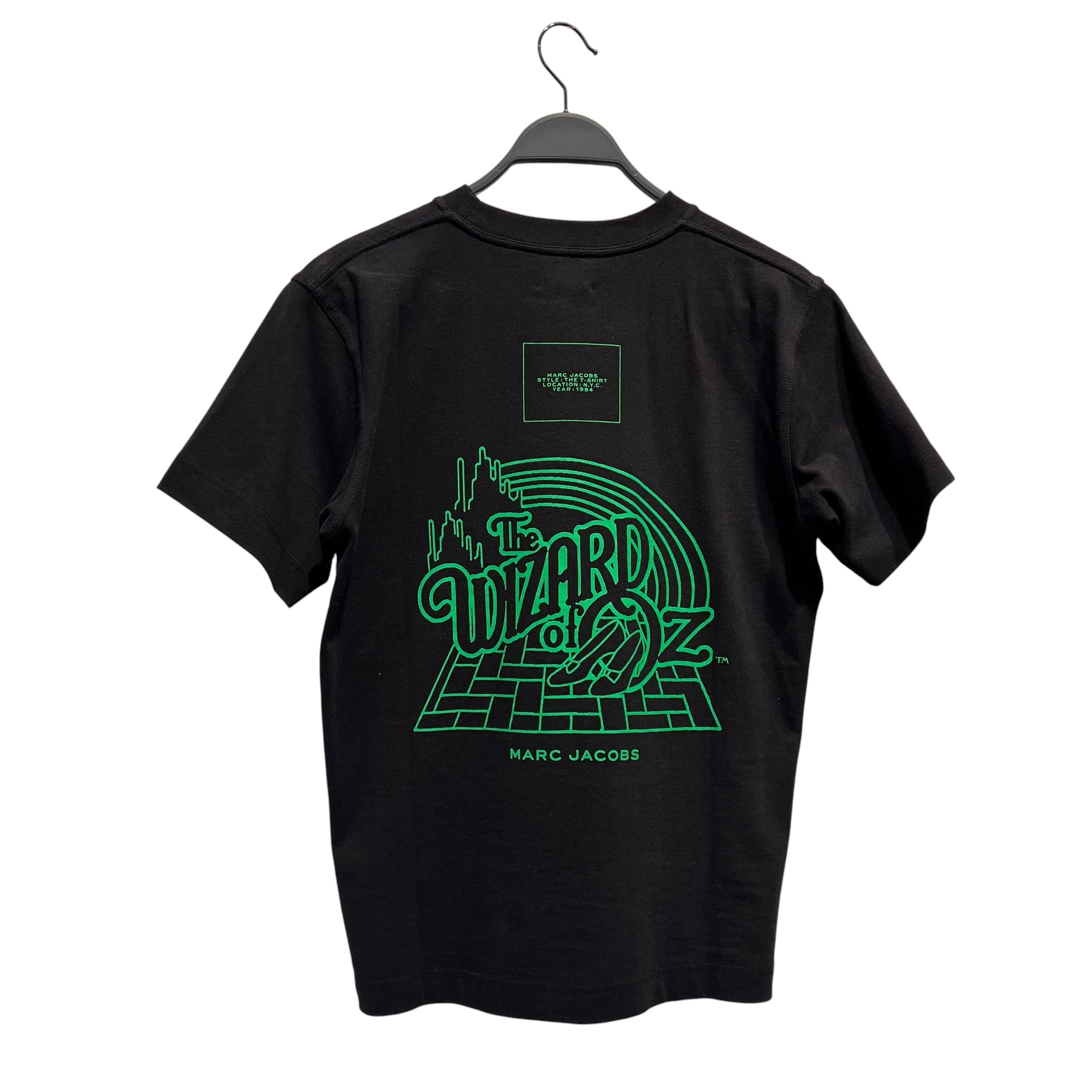 MARC JACOBS/T-Shirt/XS/Cotton/BLK/Graphic/Wizard of Oz Emerald City view 2