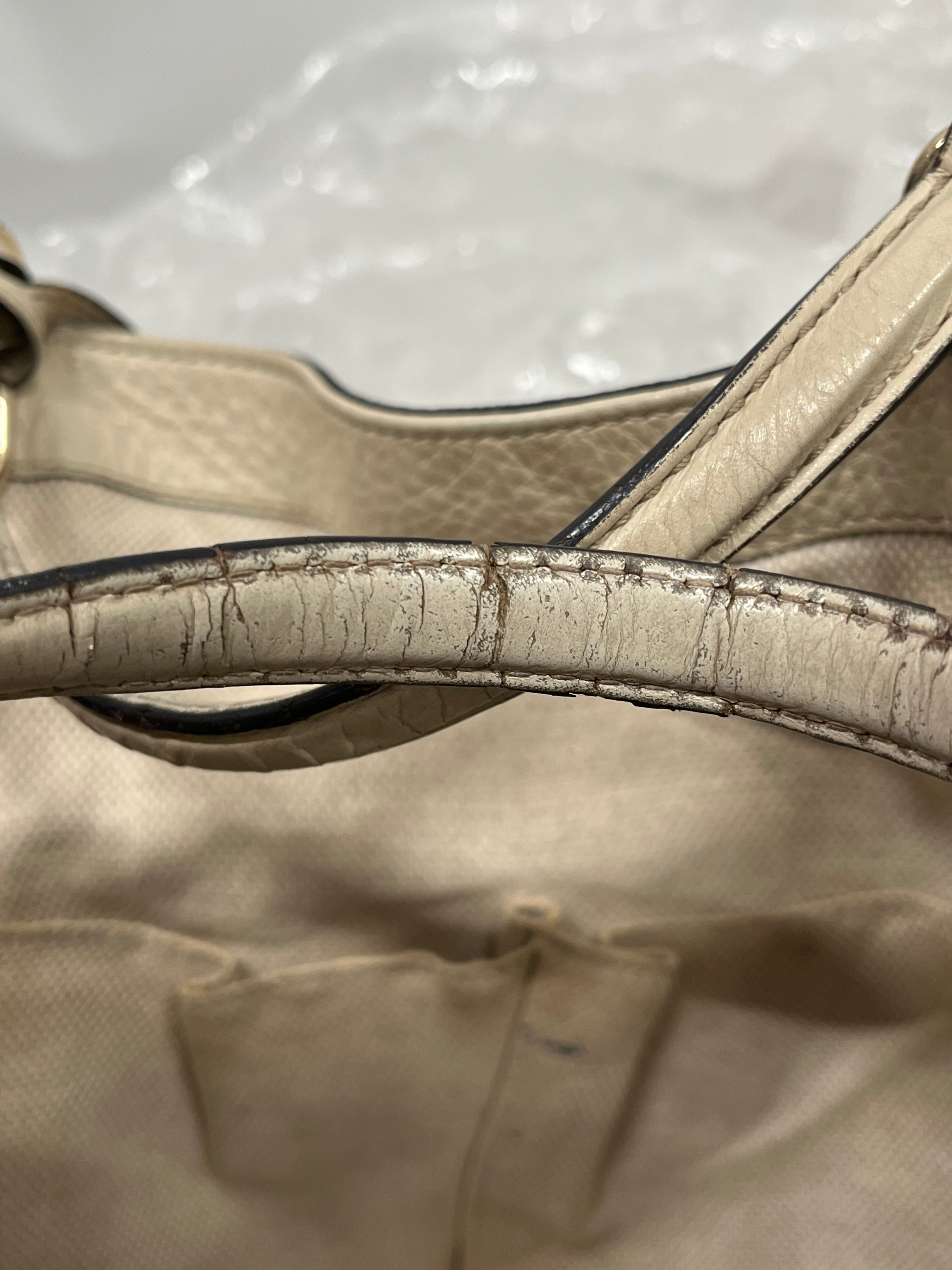 GUCCI/Bag/Leather/WHT/INTEROCK GG SOHO 336751525040 view 6