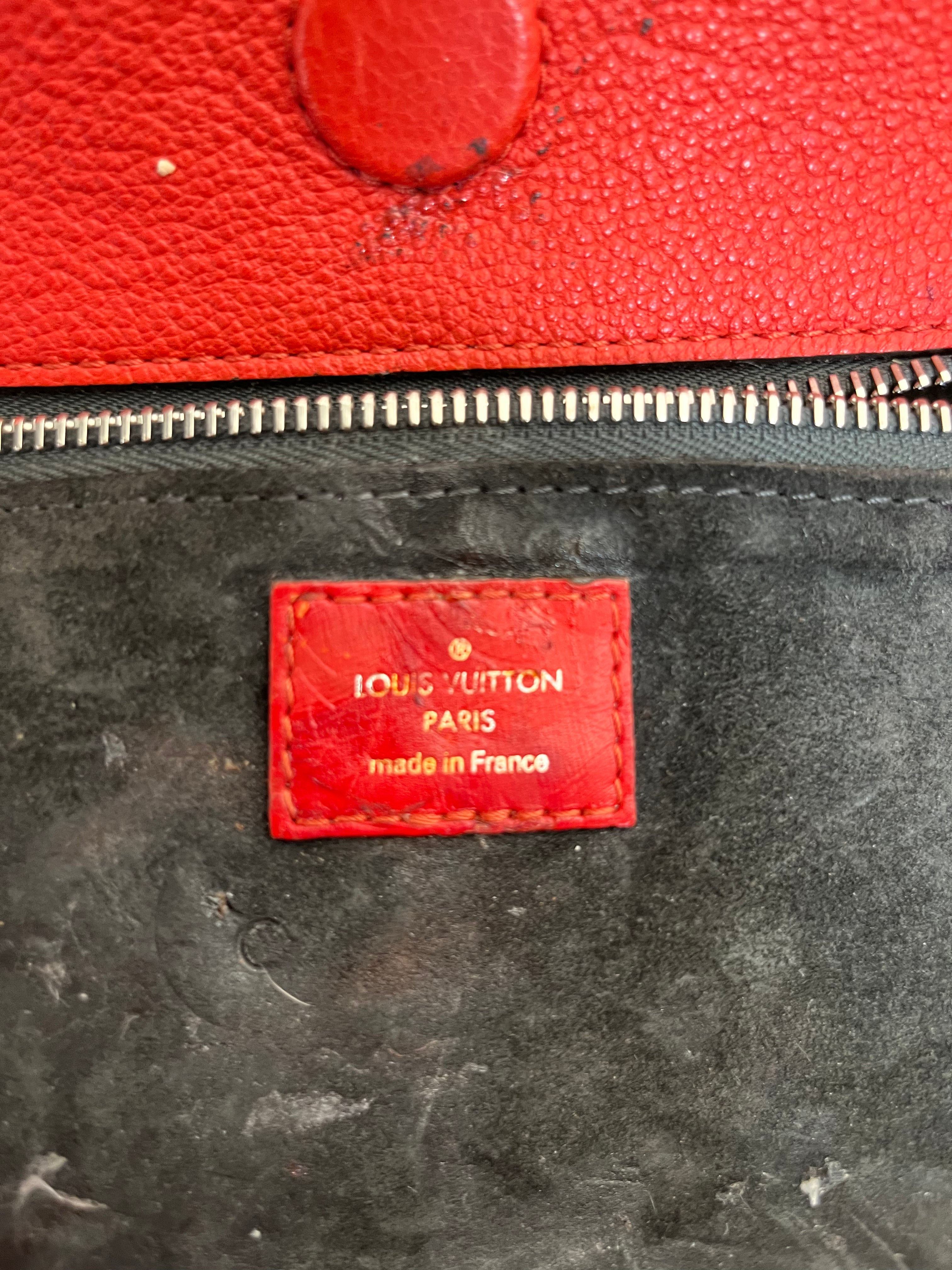 LOUIS VUITTON/Cross Body Bag/Monogram/Leather/RED/monogram w pm view 4