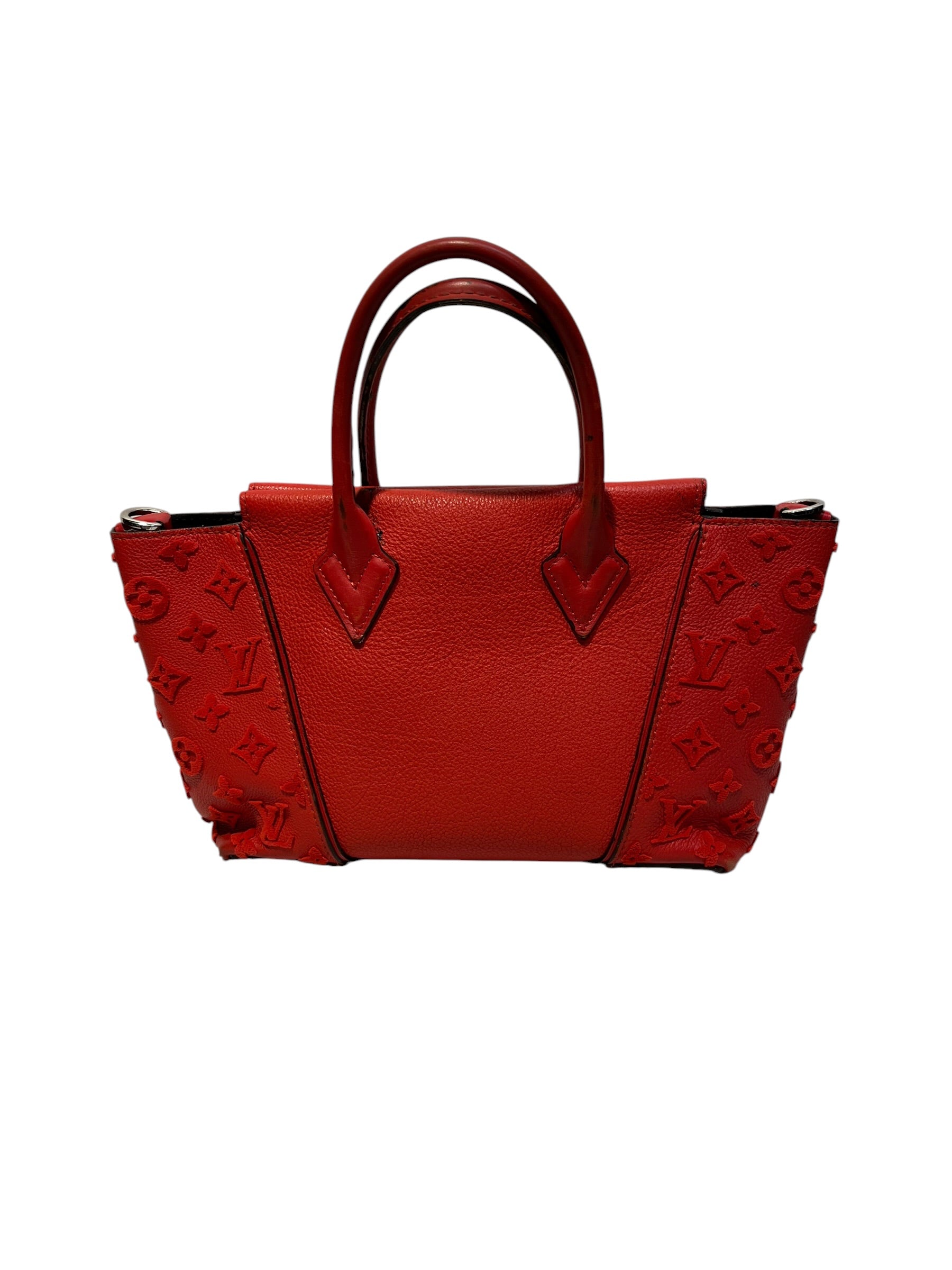 LOUIS VUITTON/Cross Body Bag/Monogram/Leather/RED/monogram w pm view 2