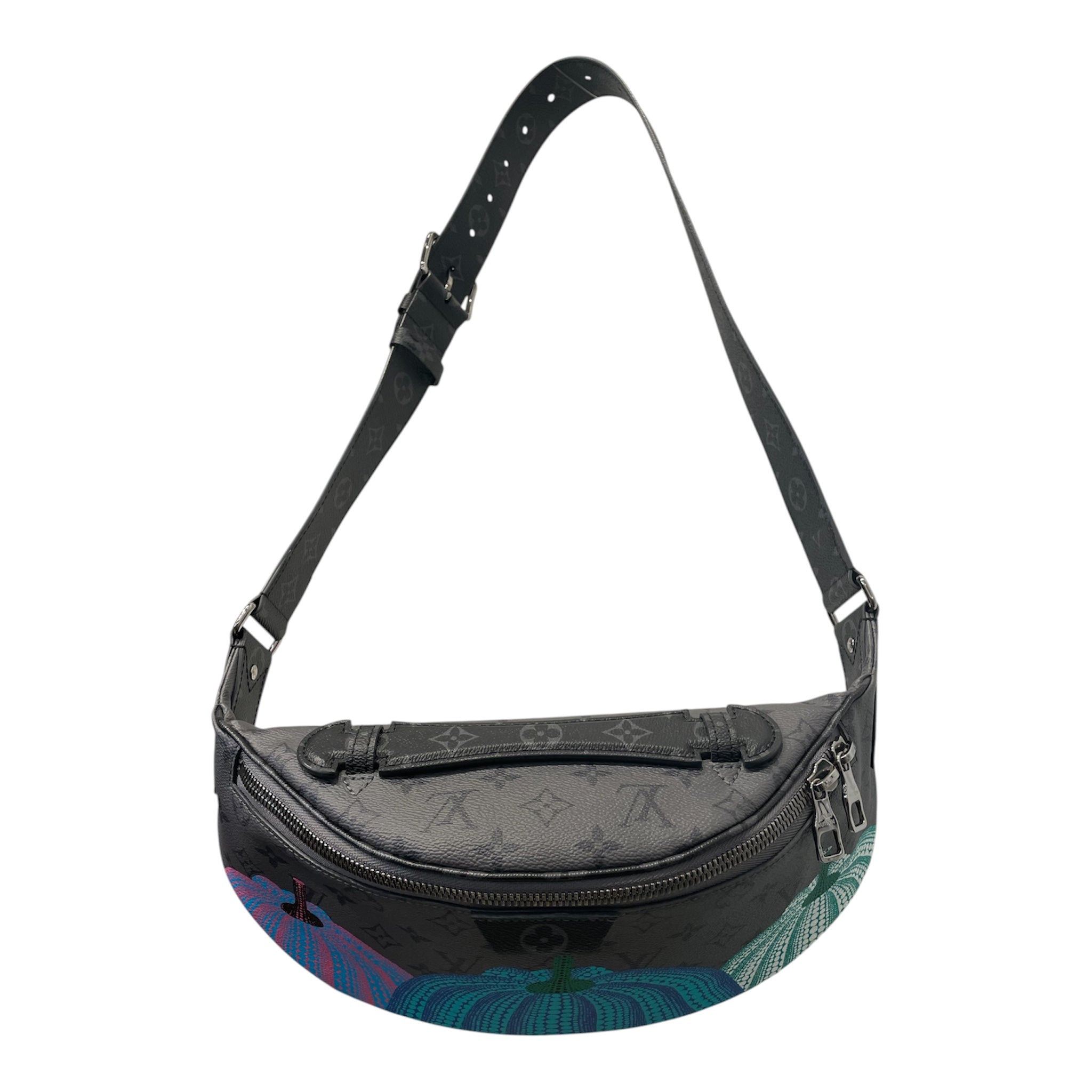 LOUIS VUITTON/Fanny Pack/Monogram/GRY/ECLIPSE REVERSE PUMPKIN CANVAS view 3