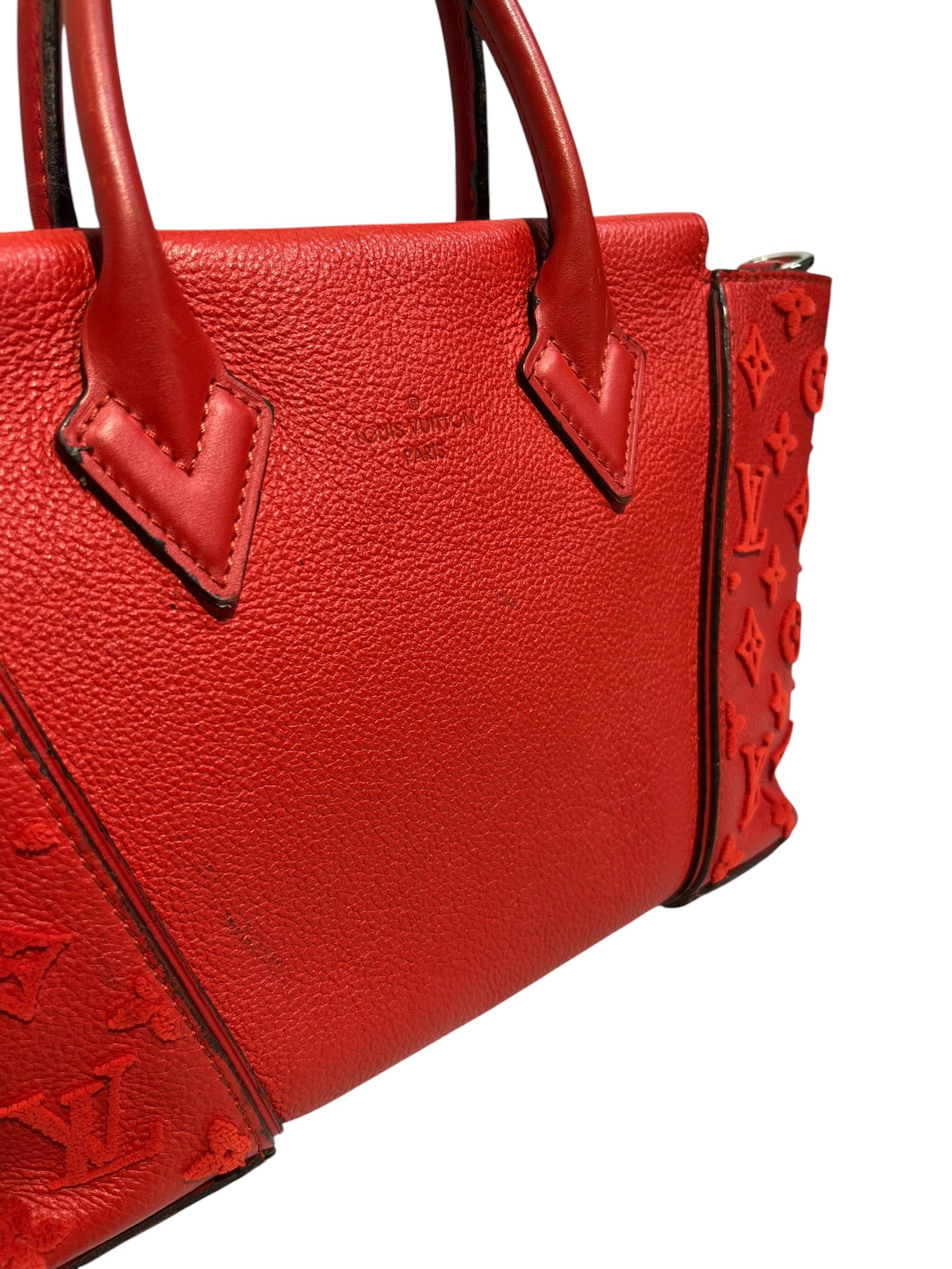 LOUIS VUITTON/Cross Body Bag/Monogram/Leather/RED/monogram w pm view 5