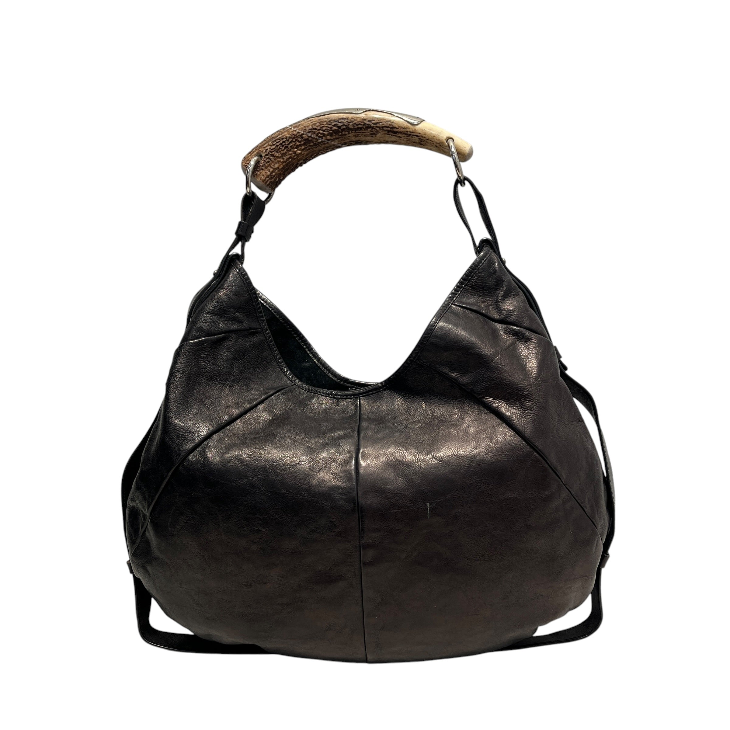 YVES SAINT LAURENT/Hand Bag/Leather/BLK/MOMBASA HOBO BAG BY TOM FORD view 1