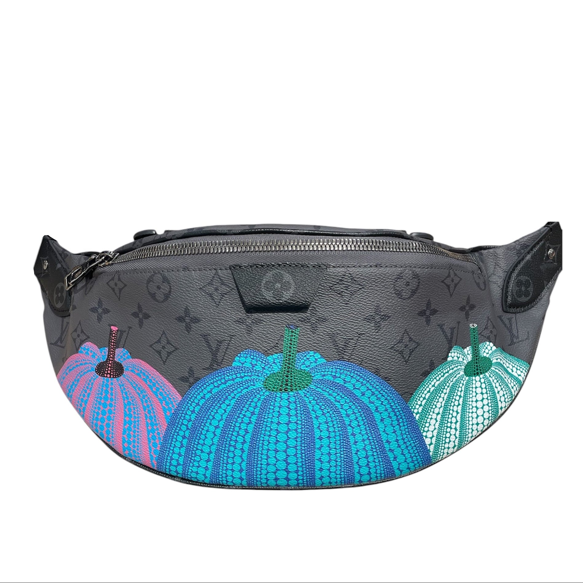 LOUIS VUITTON/Fanny Pack/Monogram/GRY/ECLIPSE REVERSE PUMPKIN CANVAS view 1