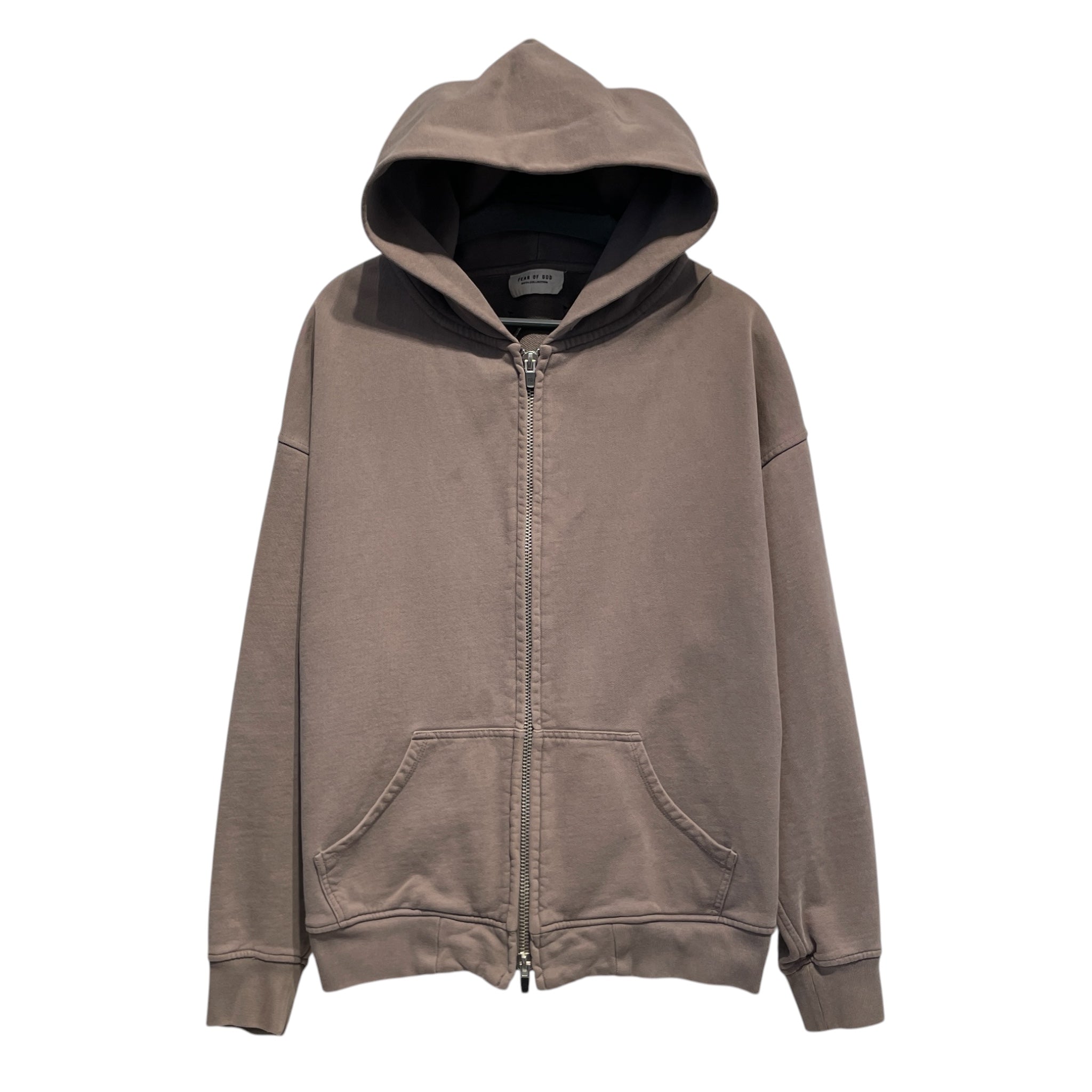 FEAR OF GOD/Zip Up Hoodie/M/Cotton/GRY/SIXTH COLLECTION ZIP UP HOODIE view 1