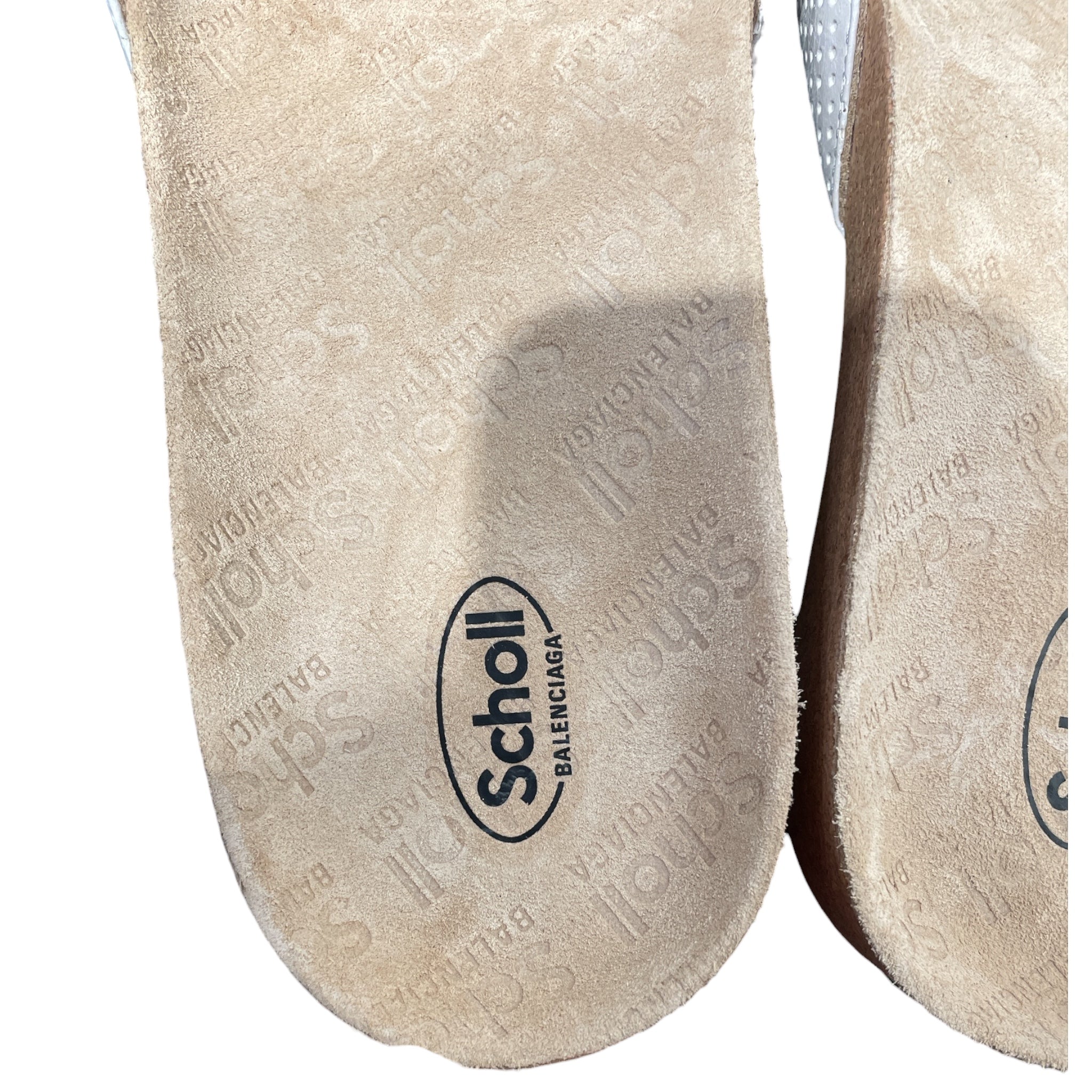 BALENCIAGA/Sandals/EU 39/Leather/WHT/platform sandals view 3