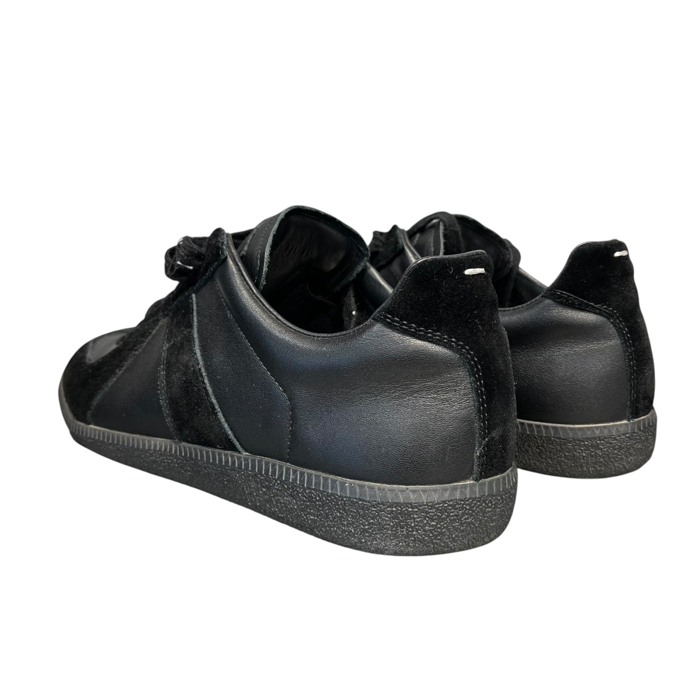 Maison Margiela/Low-Sneakers/US 12/Leather/BLK/Replica GAT view 3