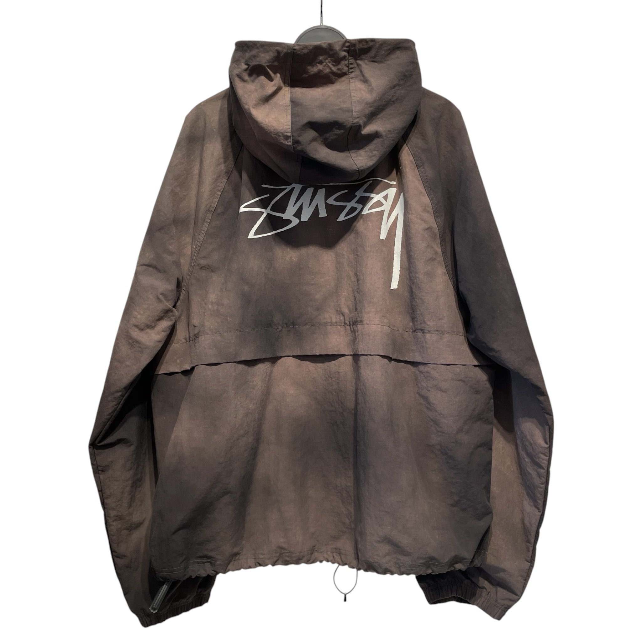 STUSSY/Windbreaker/XXL/Nylon/CML/All Over Print/WAVE DYE SHELL view 2