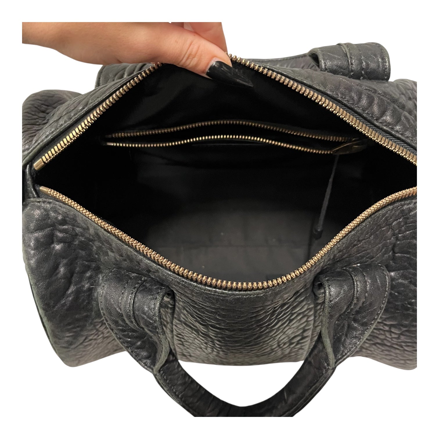 Alexander Wang/Tote Bag/Leather/BLK/ROCKIE STUDDED view 4