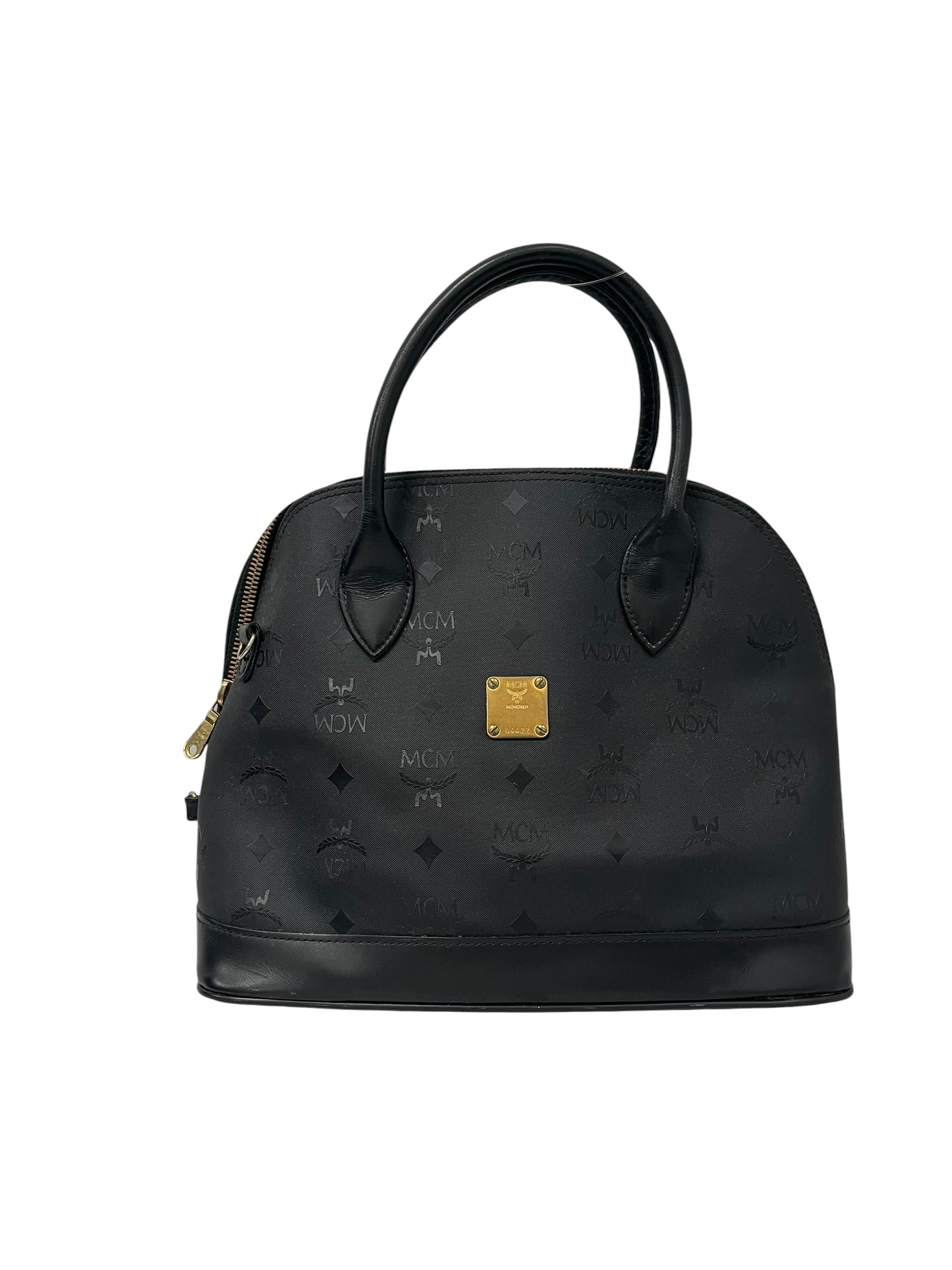MCM/Hand Bag/Monogram/Polyester/BLK/WATER PROOF view 1
